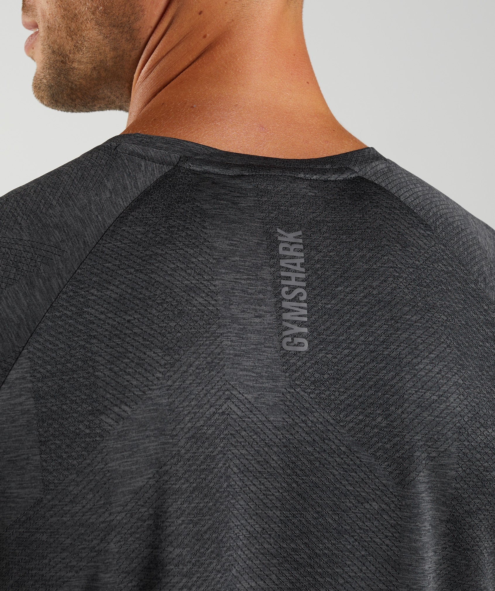 Gymshark Apex T-Shirt - Black/Silhouette Grey - Image 5