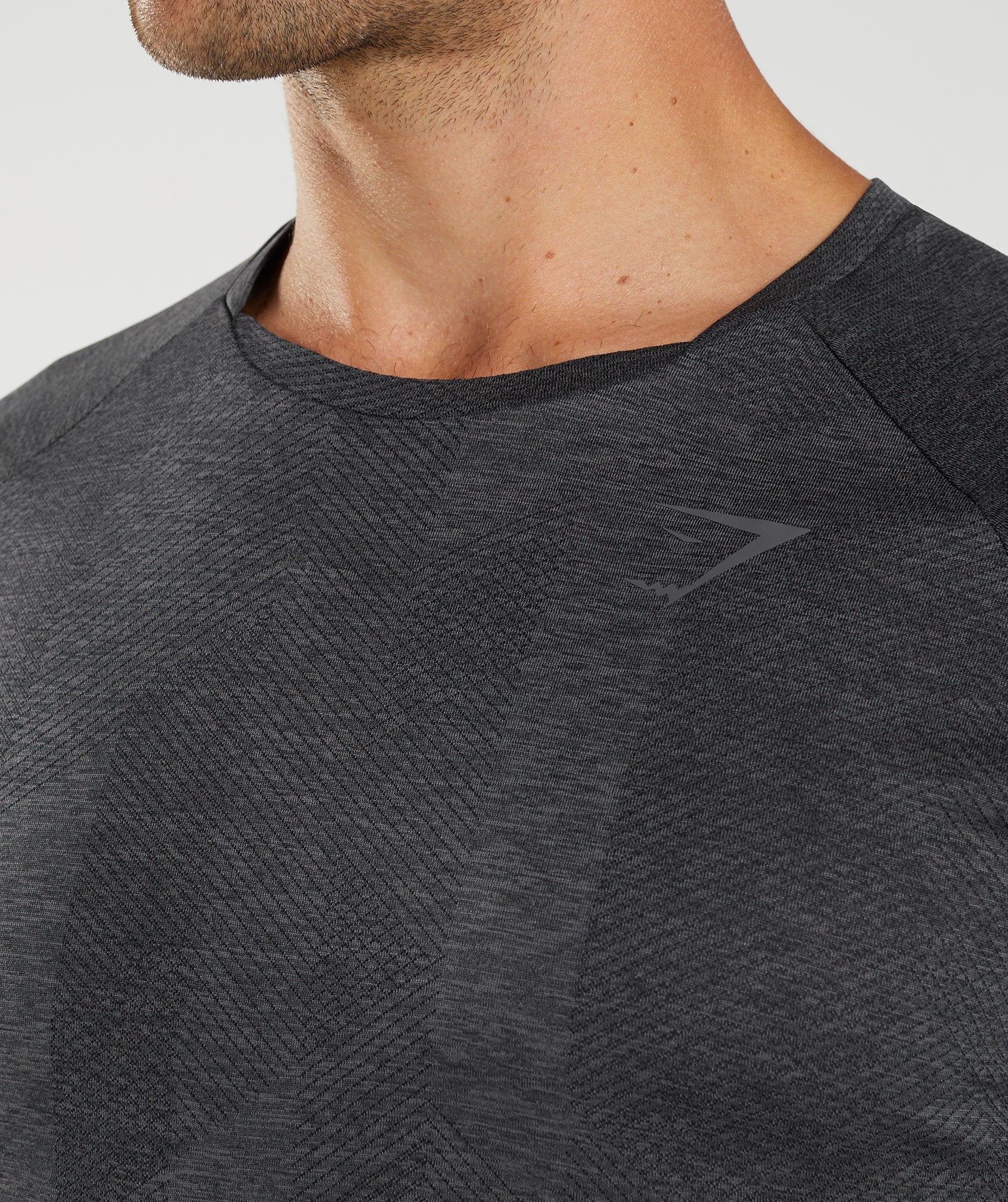 Gymshark Apex T-Shirt - Black/Silhouette Grey - Image 6
