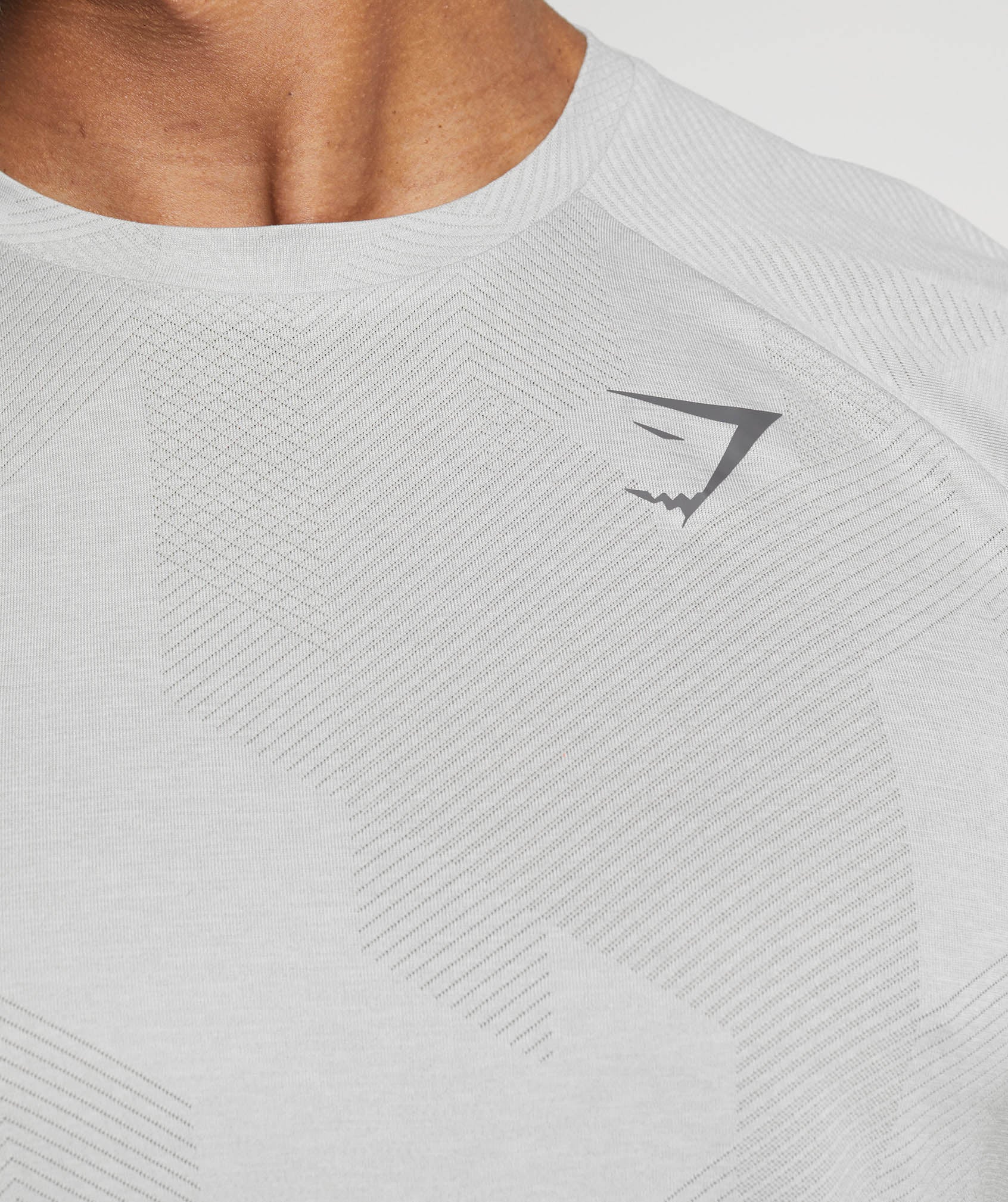 Gymshark Apex T-Shirt - Light Grey/Smokey Grey - Image 5