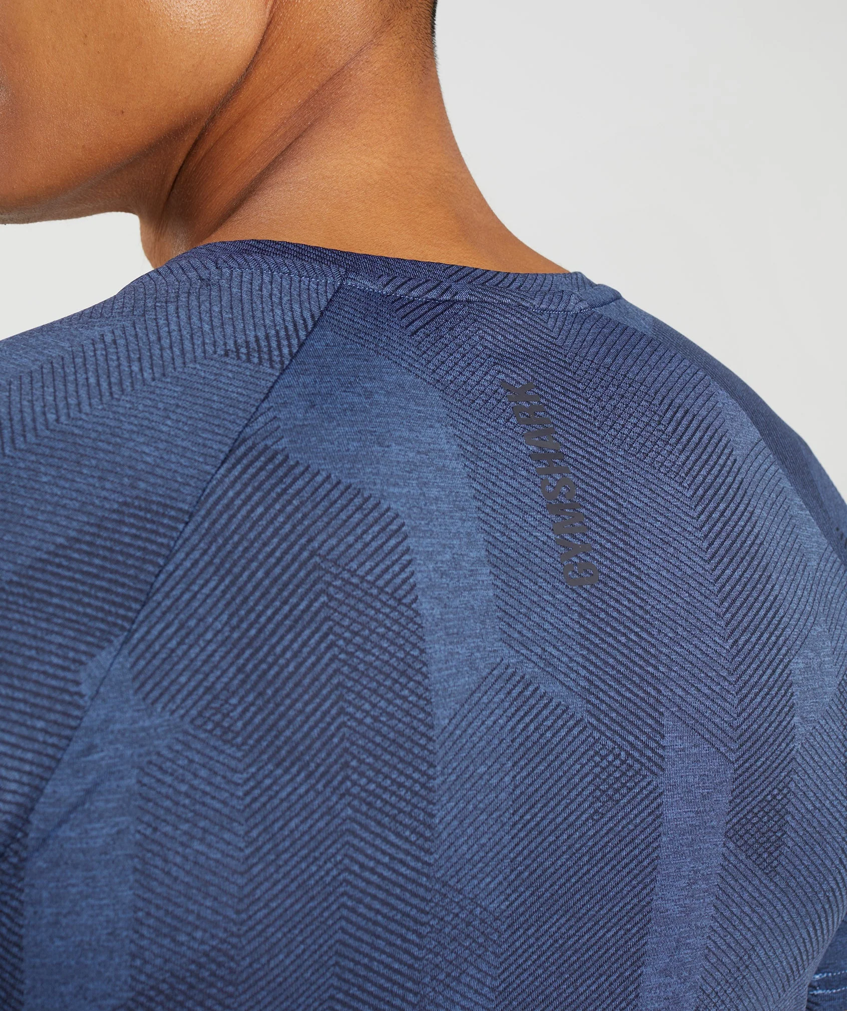 Gymshark Apex T-Shirt - Onyx Grey/Court Blue - Image 5