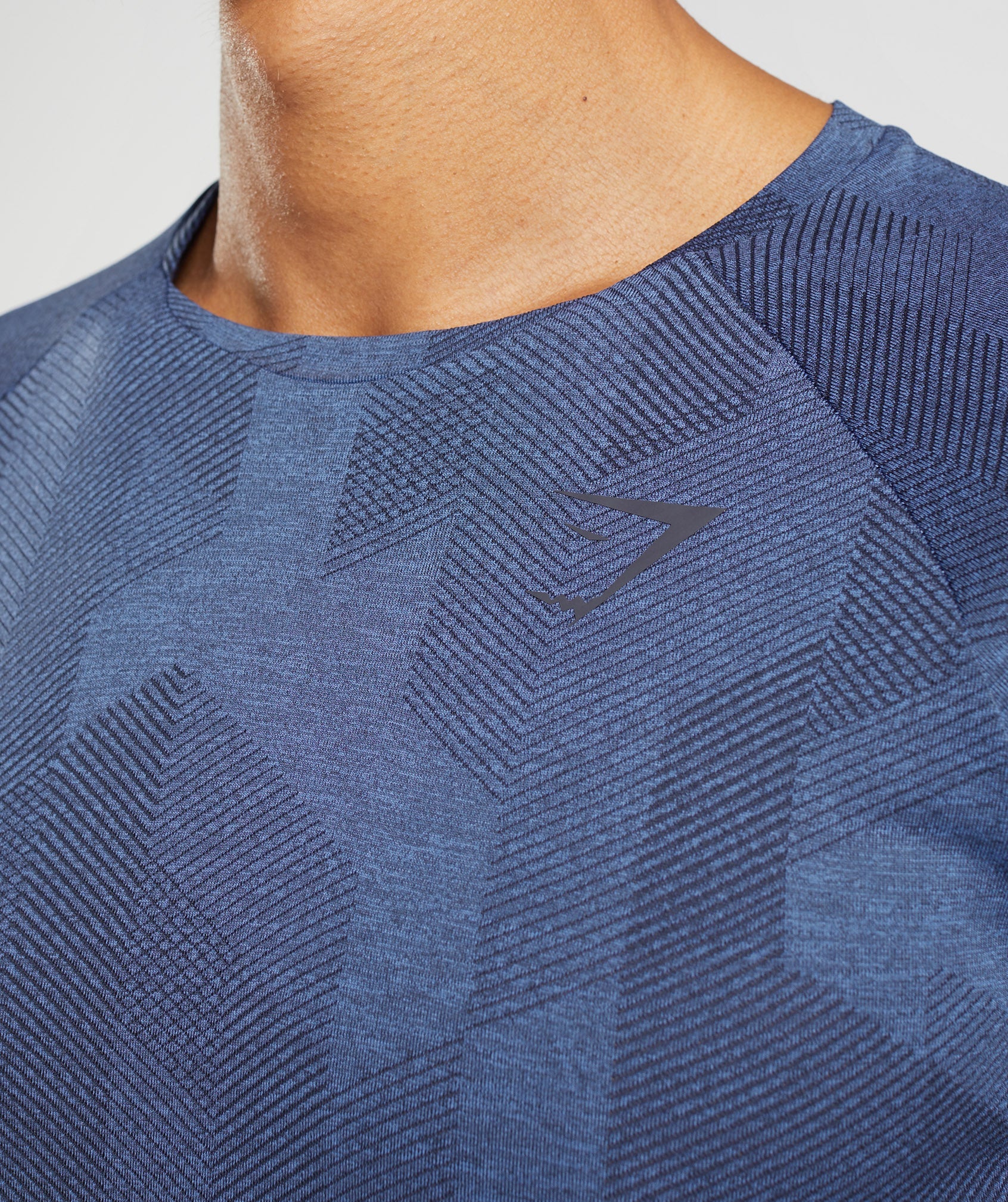 Gymshark Apex T-Shirt - Onyx Grey/Court Blue - Image 6
