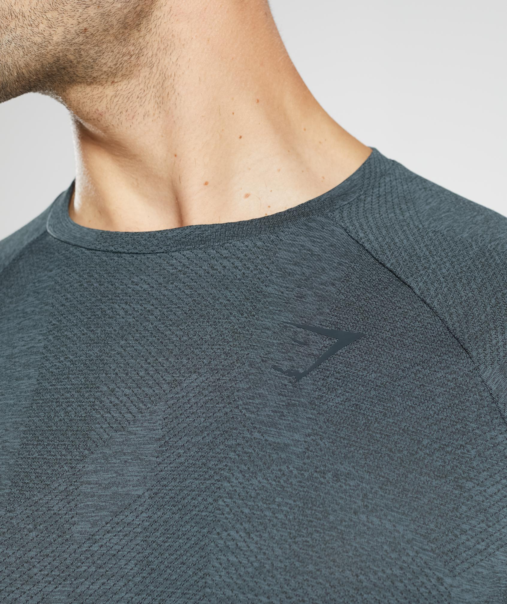 Gymshark Apex T-Shirt - Smokey Teal/Darkest Teal - Image 6