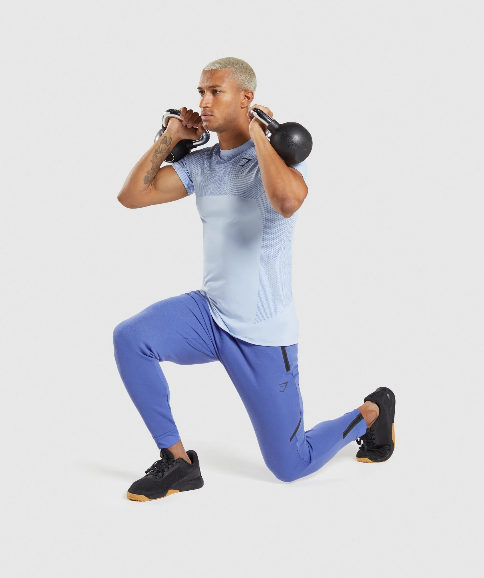 Gymshark Apex Technical Joggers - Court Blue - Image 4