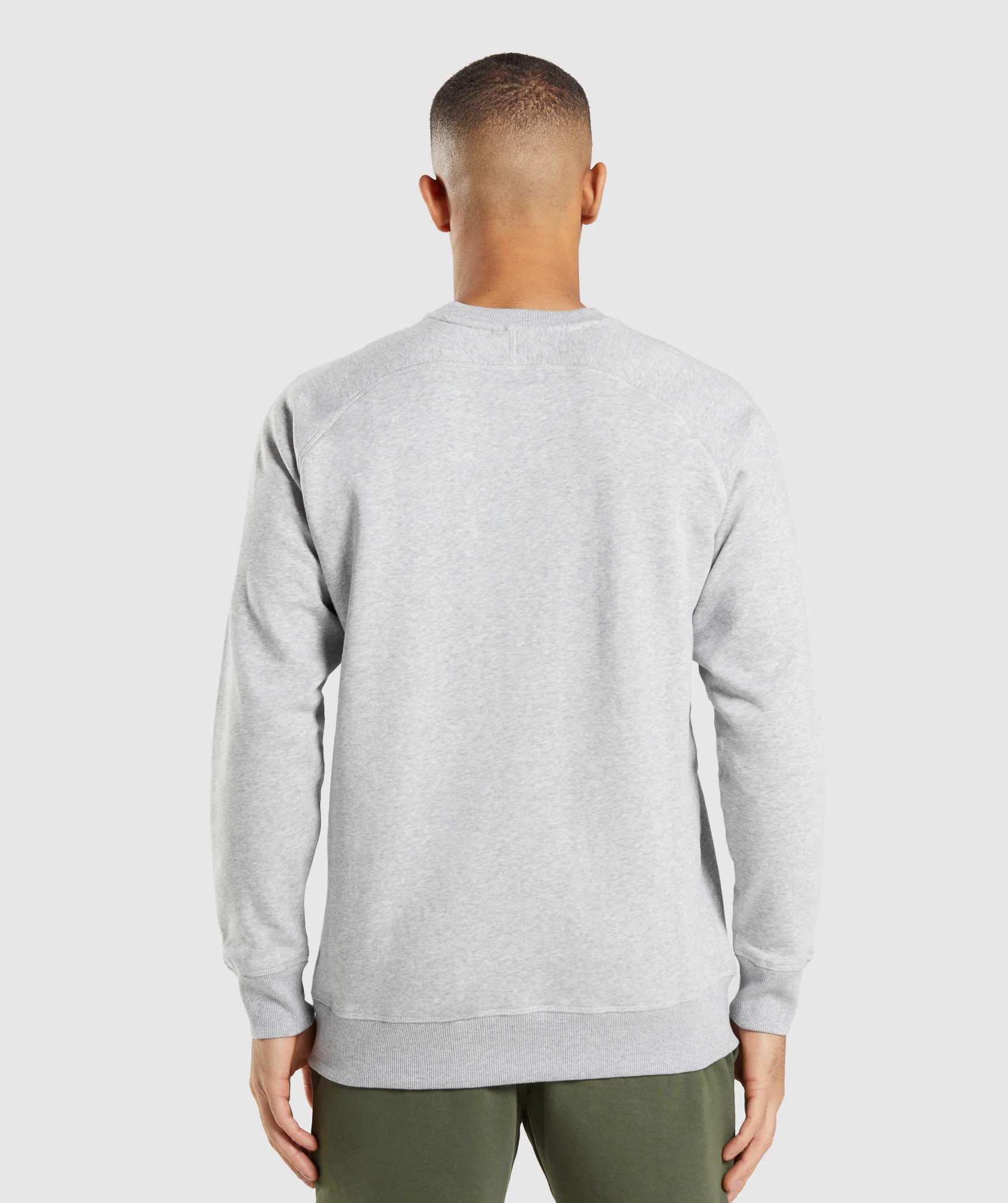 Gymshark Apollo Crew - Light Grey Marl - Image 2