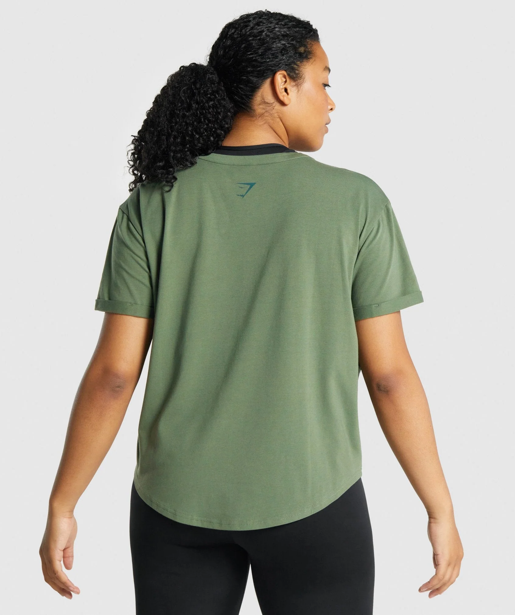 Gymshark Apollo Graphic T-Shirt - Green - Image 2