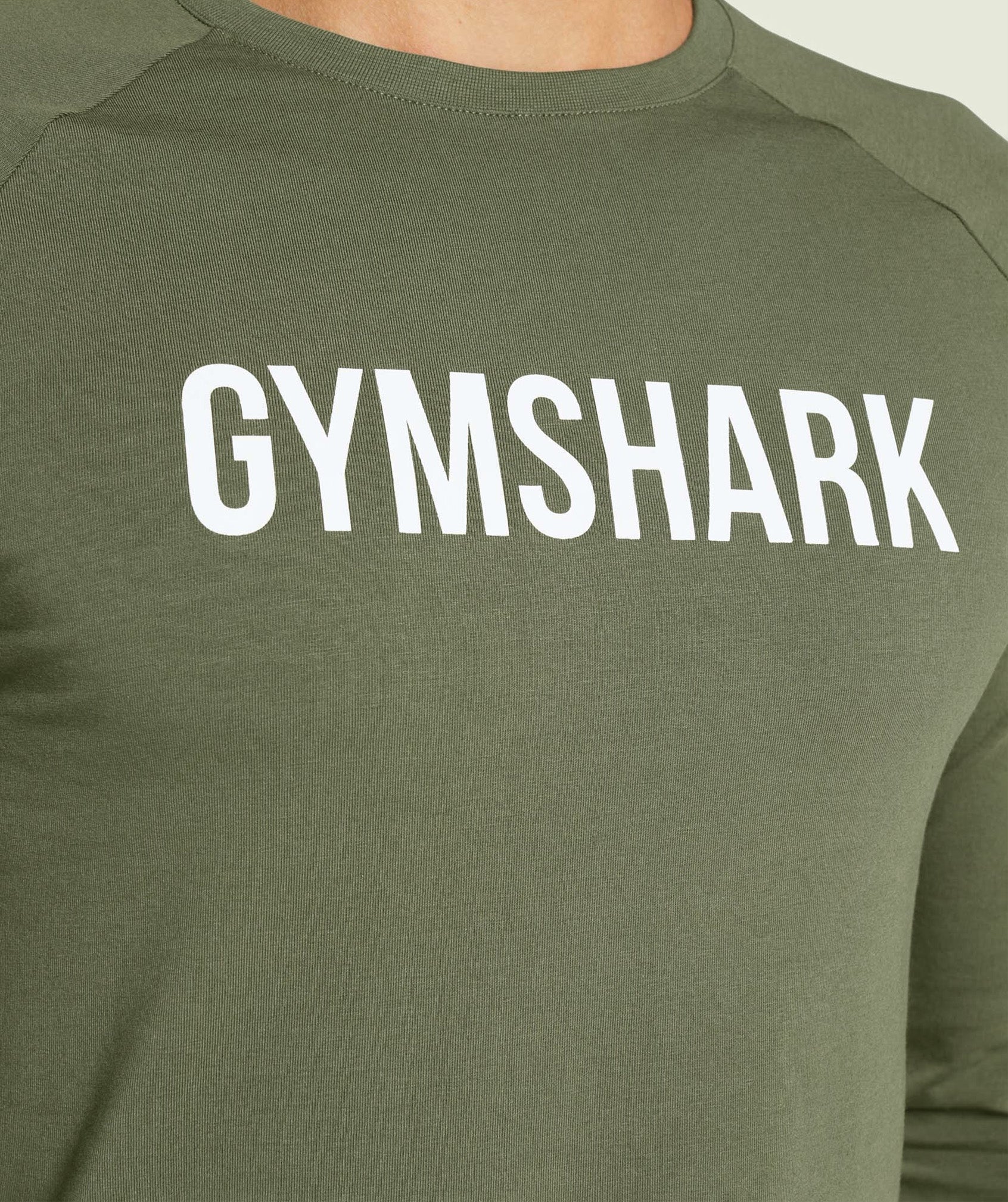 Gymshark Apollo Long Sleeve T-Shirt - Core Olive - Image 5