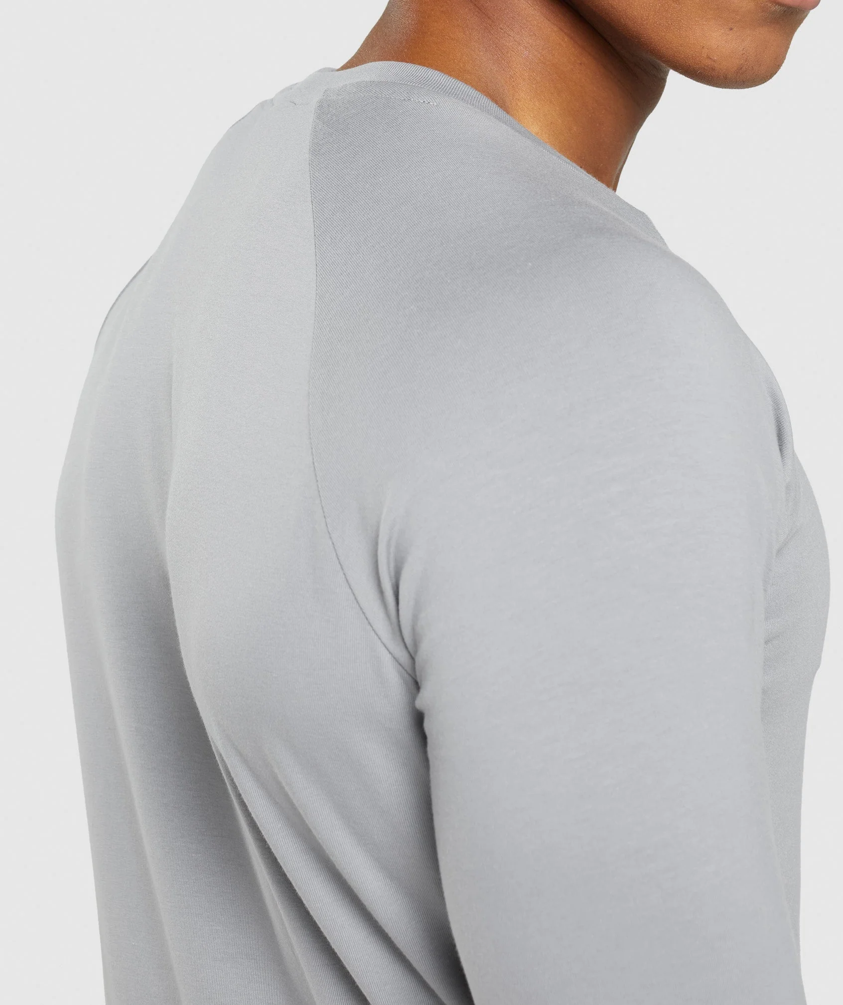 Gymshark Apollo Long Sleeve T-Shirt - Smokey Grey - Image 5