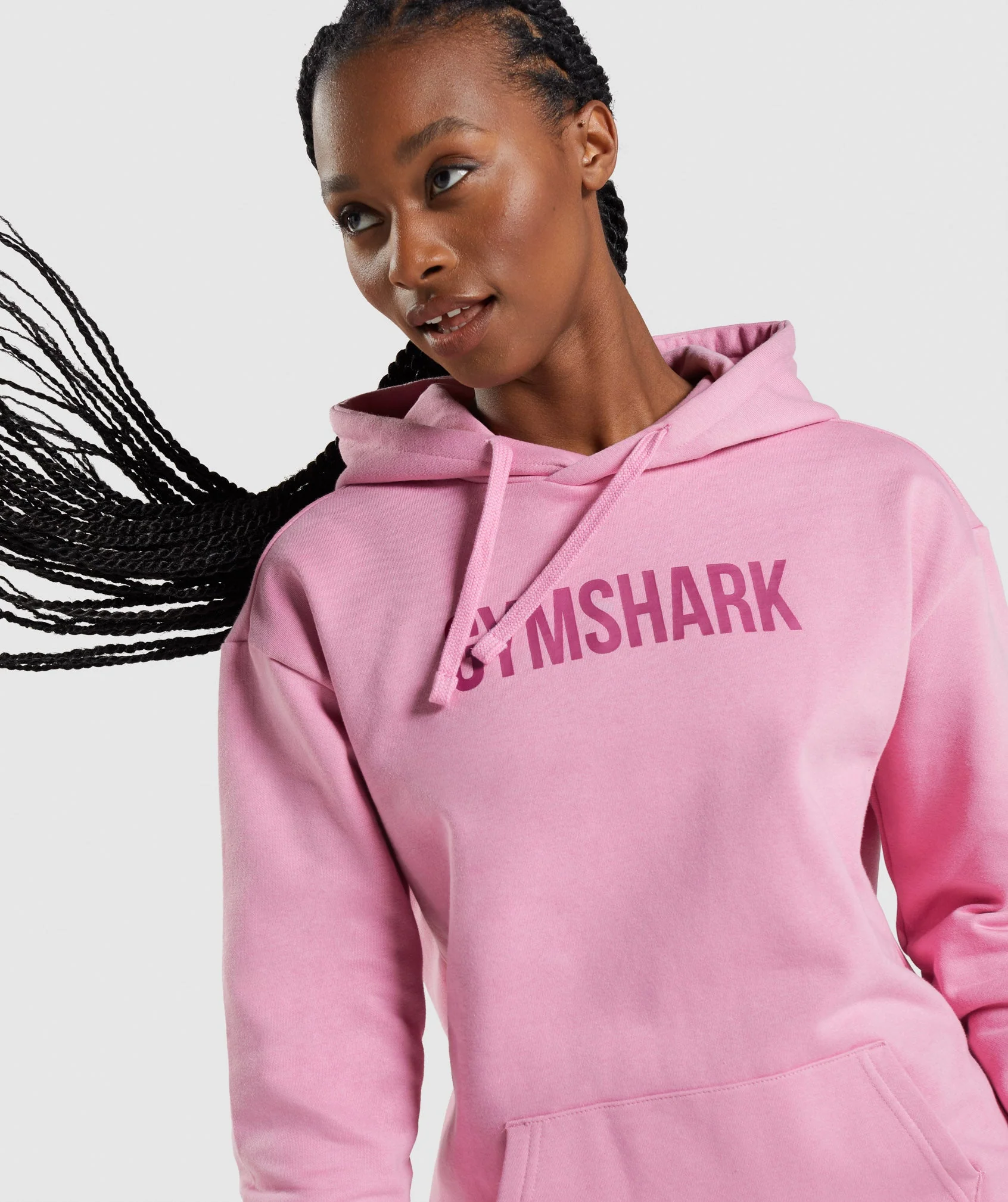 Gymshark Apollo Oversized Hoodie - Sorbet Pink - Image 6