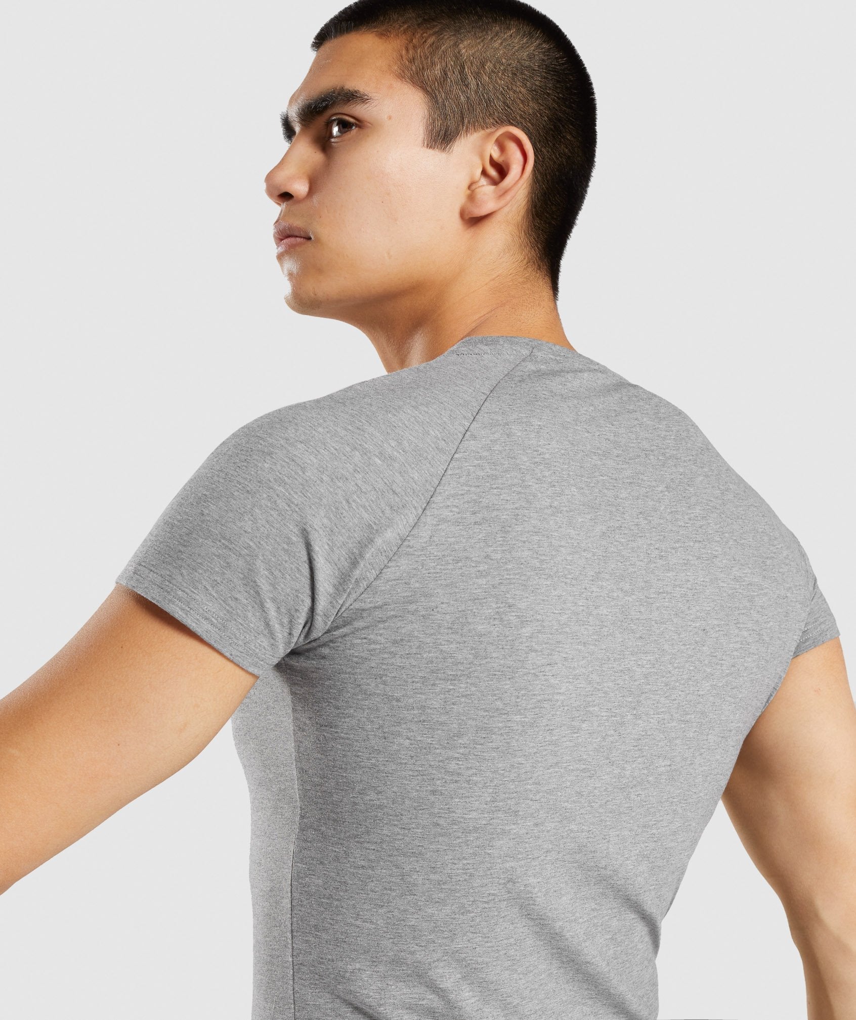 Gymshark Apollo T-Shirt - Charcoal Marl - Image 6