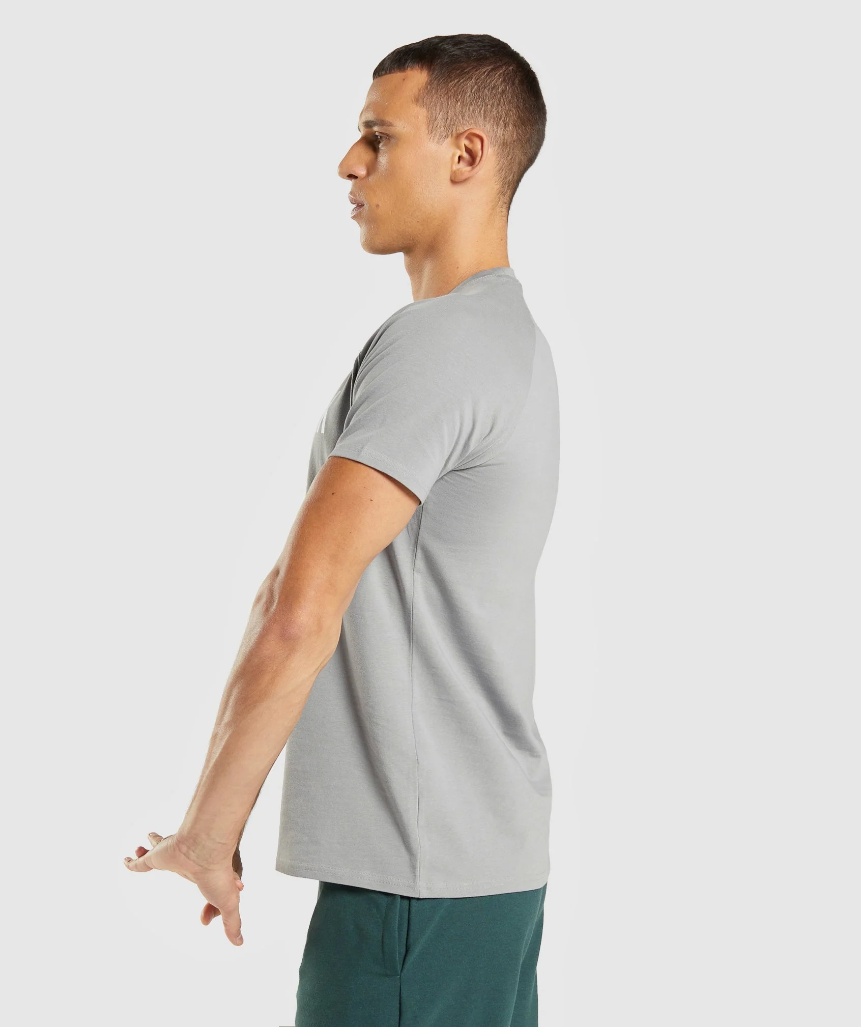 Gymshark Apollo T-Shirt - Smokey Grey - Image 3