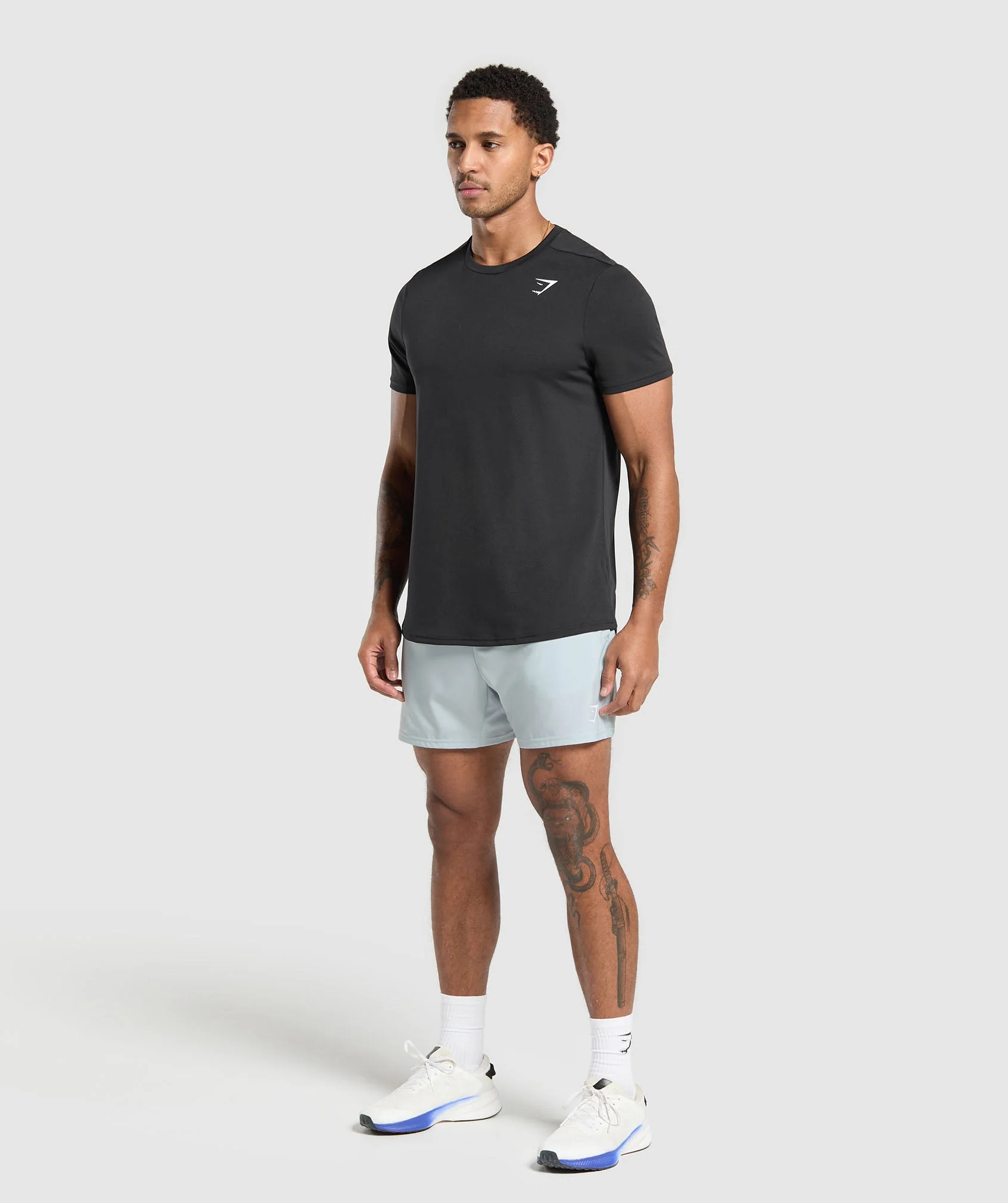 Gymshark Arrival 5" Shorts - Cool Blue - Image 3