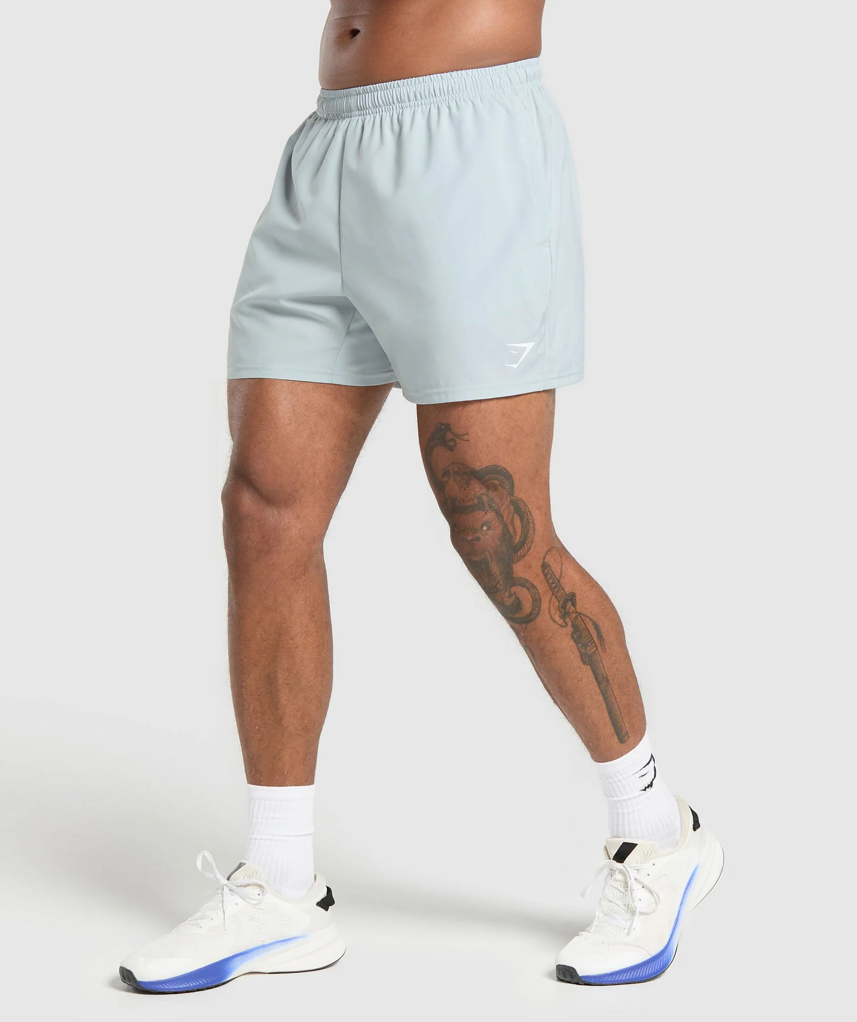Gymshark Arrival 5" Shorts - Cool Blue - Image 4