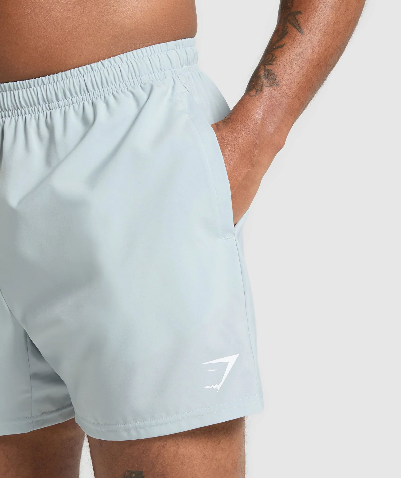 Gymshark Arrival 5" Shorts - Cool Blue - Image 5