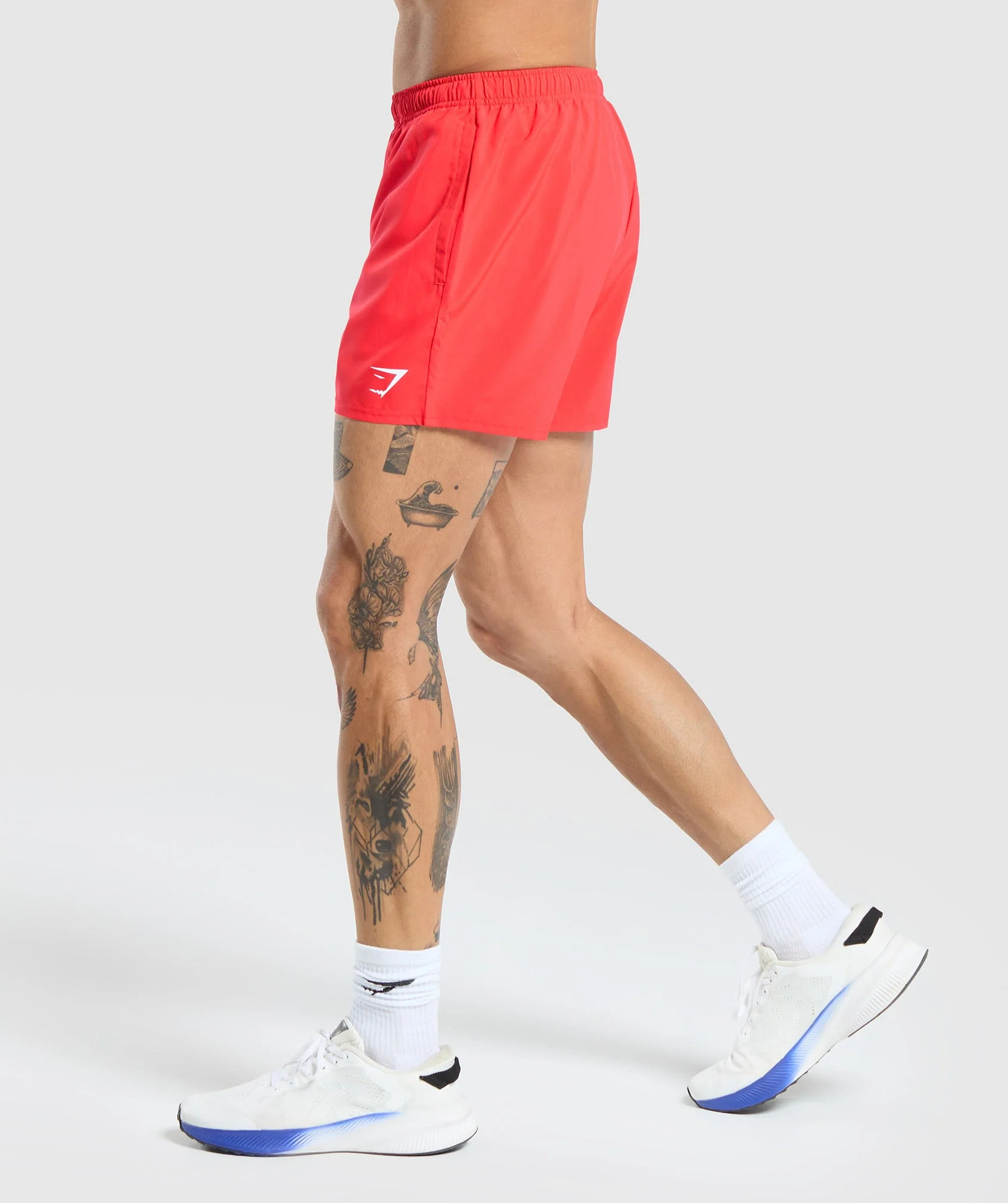 Gymshark Arrival 5" Shorts - Pow Red - Image 3