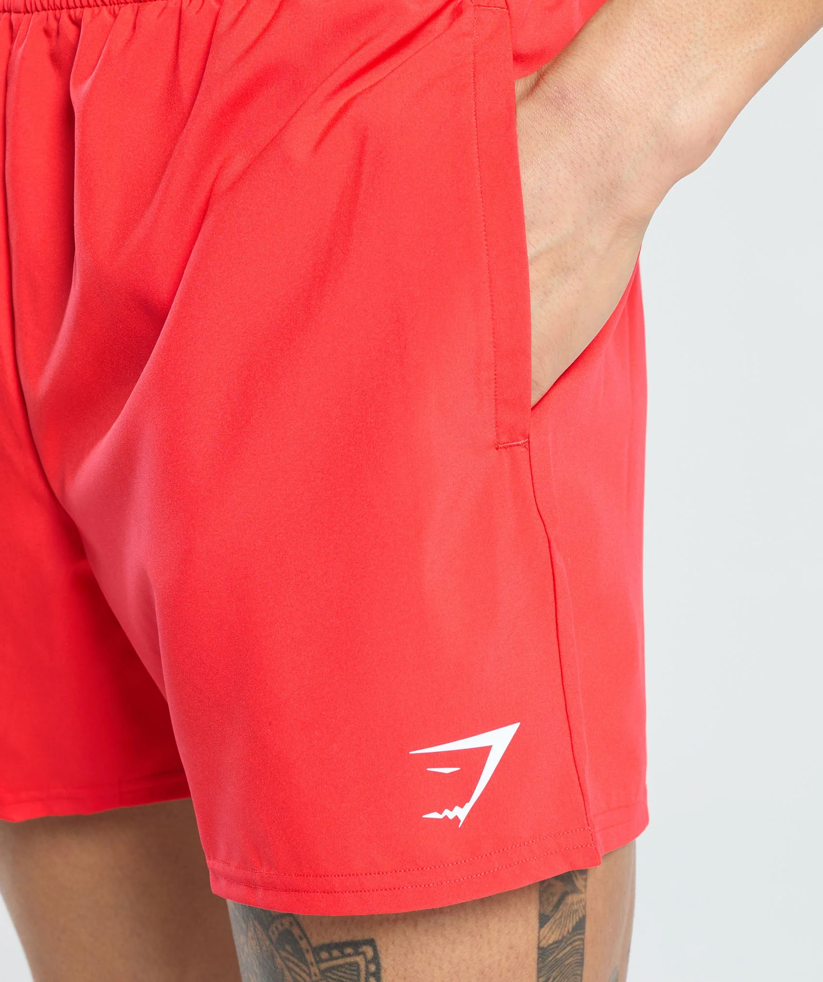Gymshark Arrival 5" Shorts - Pow Red - Image 6