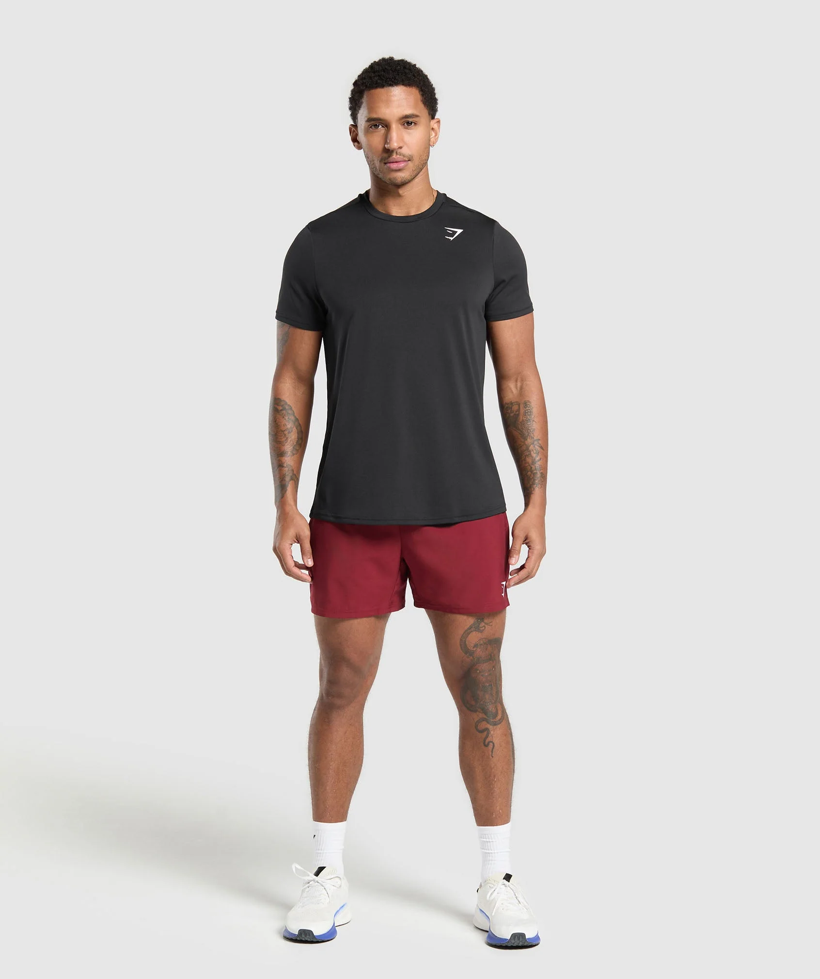Gymshark Arrival 5" Shorts - Sets Red - Image 3