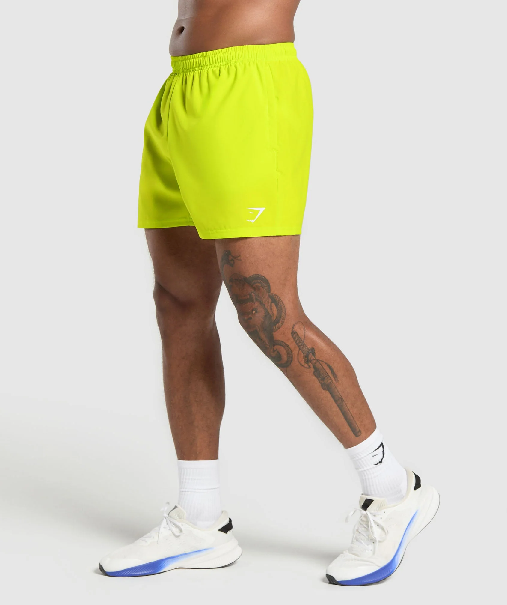 Gymshark Arrival 5" Shorts - Shock Green - Image 3