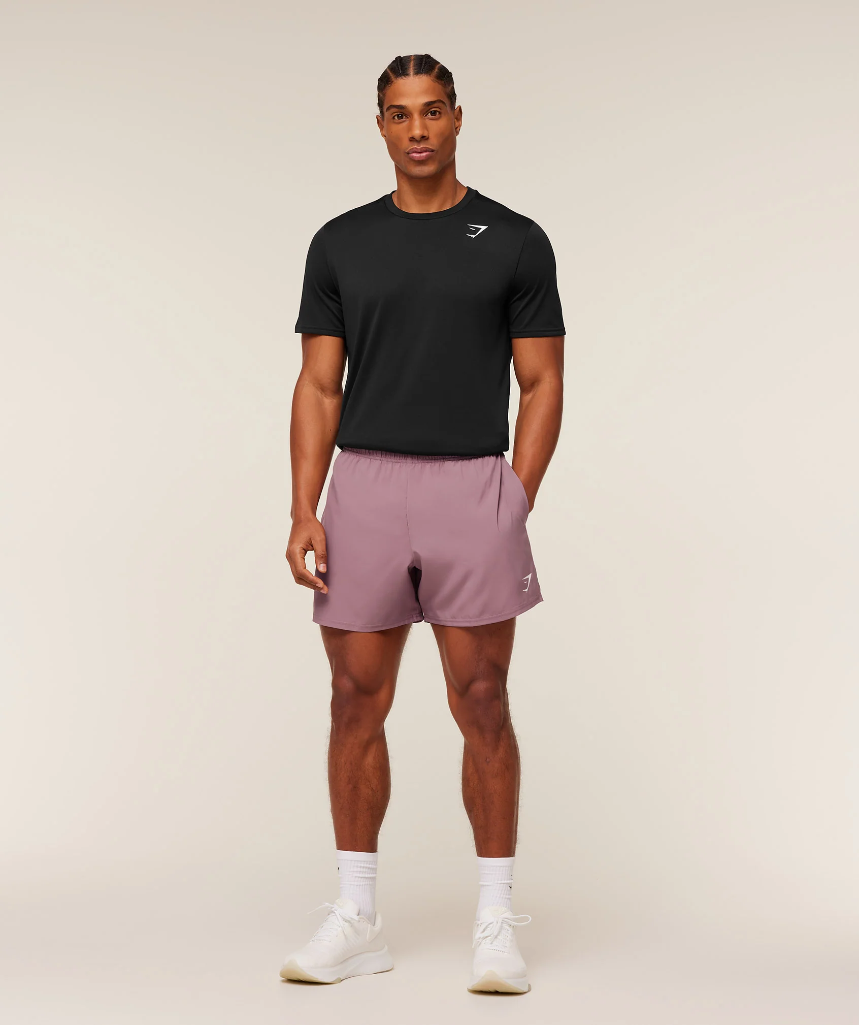 Gymshark Arrival 5" Shorts - Calm Pink - Image 4