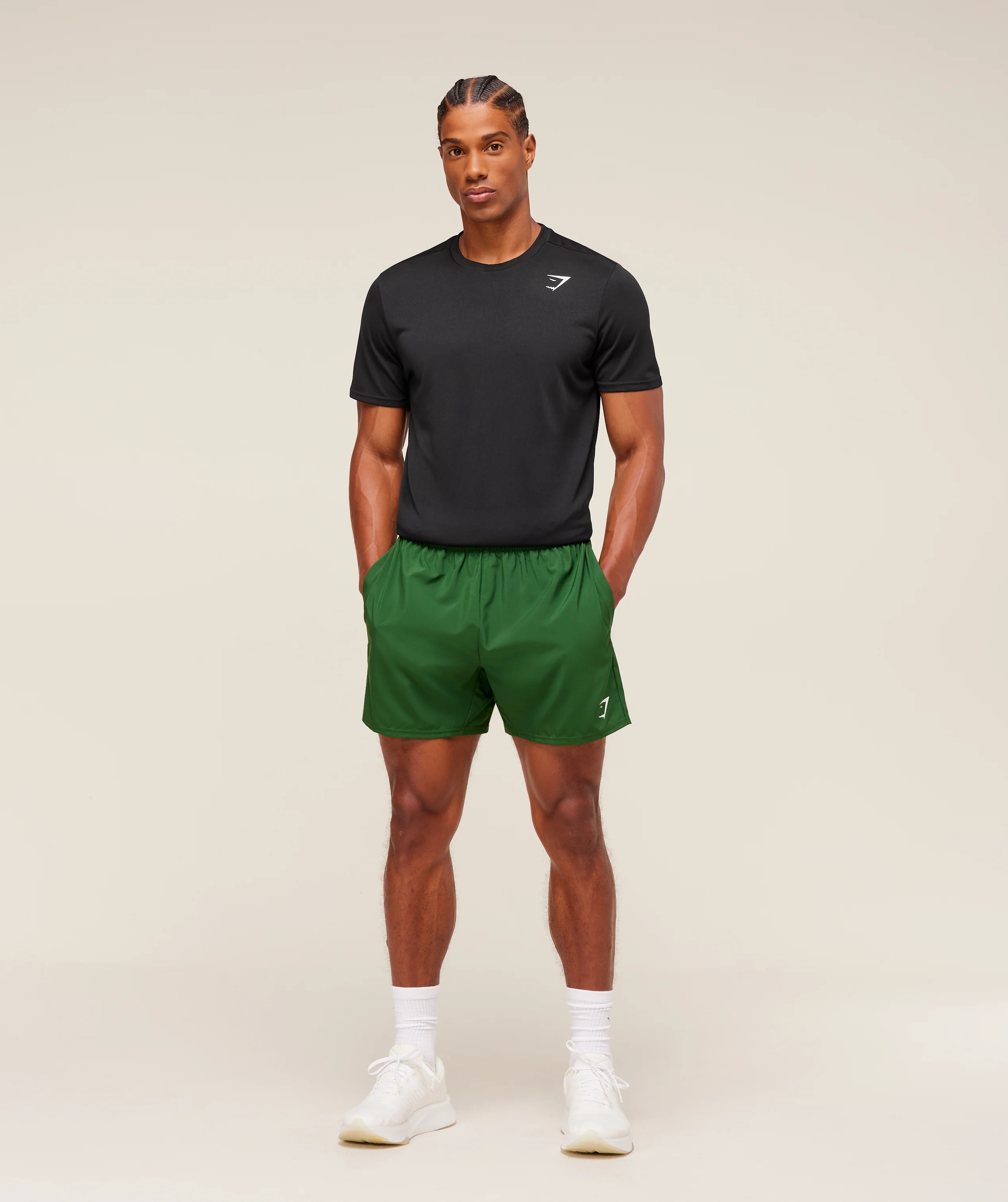 Gymshark Arrival 5" Shorts - Athletic Green - Image 4
