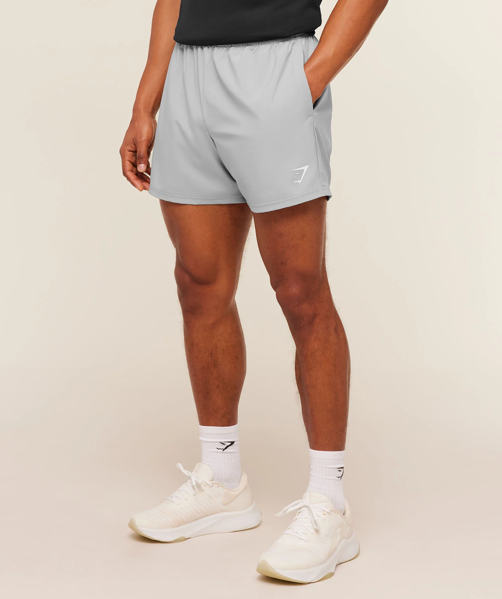 Gymshark Arrival 5" Shorts - Stratus Grey - Image 3