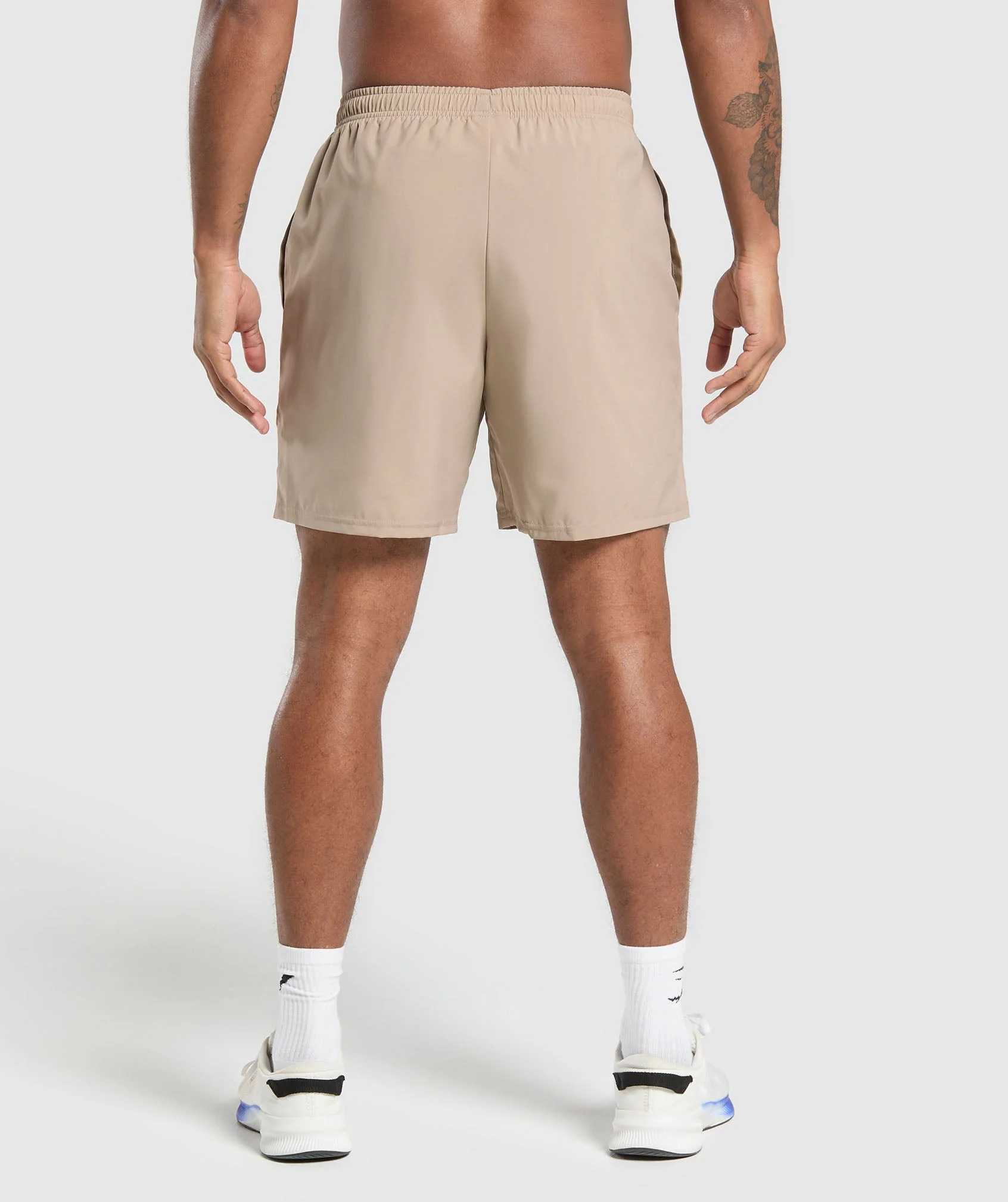 Gymshark Arrival 7" Shorts - Cement Brown - Image 2