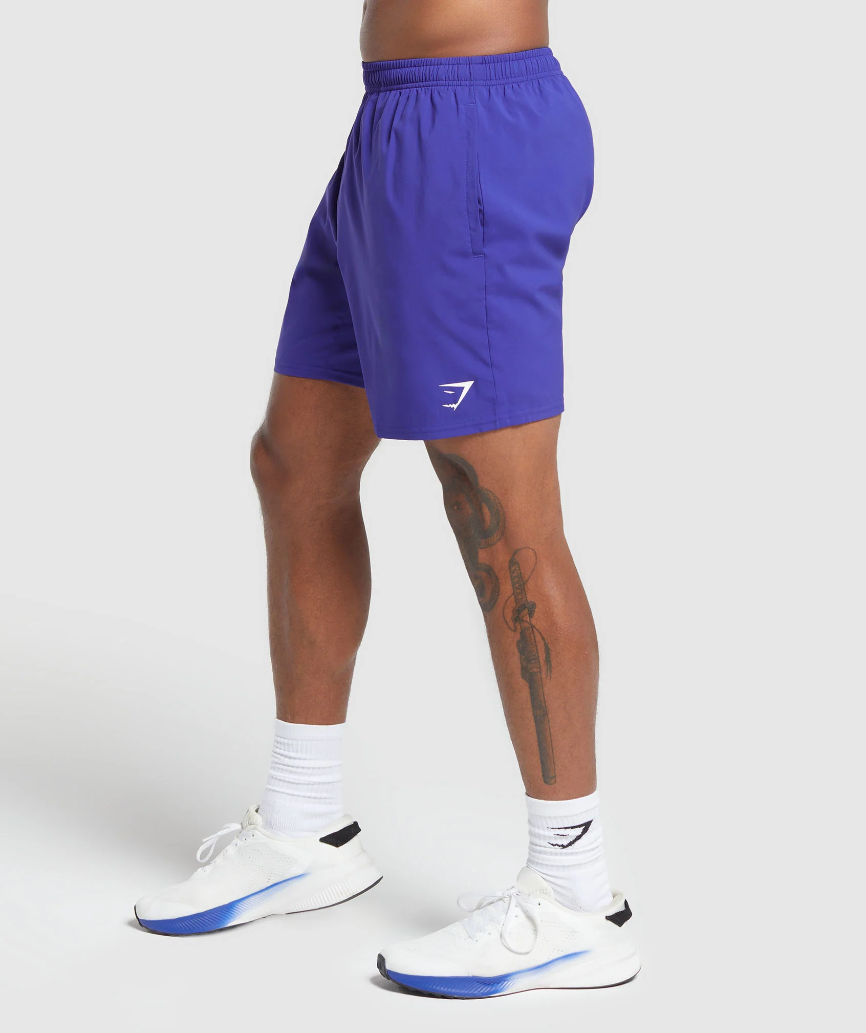 Gymshark Arrival 7" Shorts - Cobalt Purple - Image 2