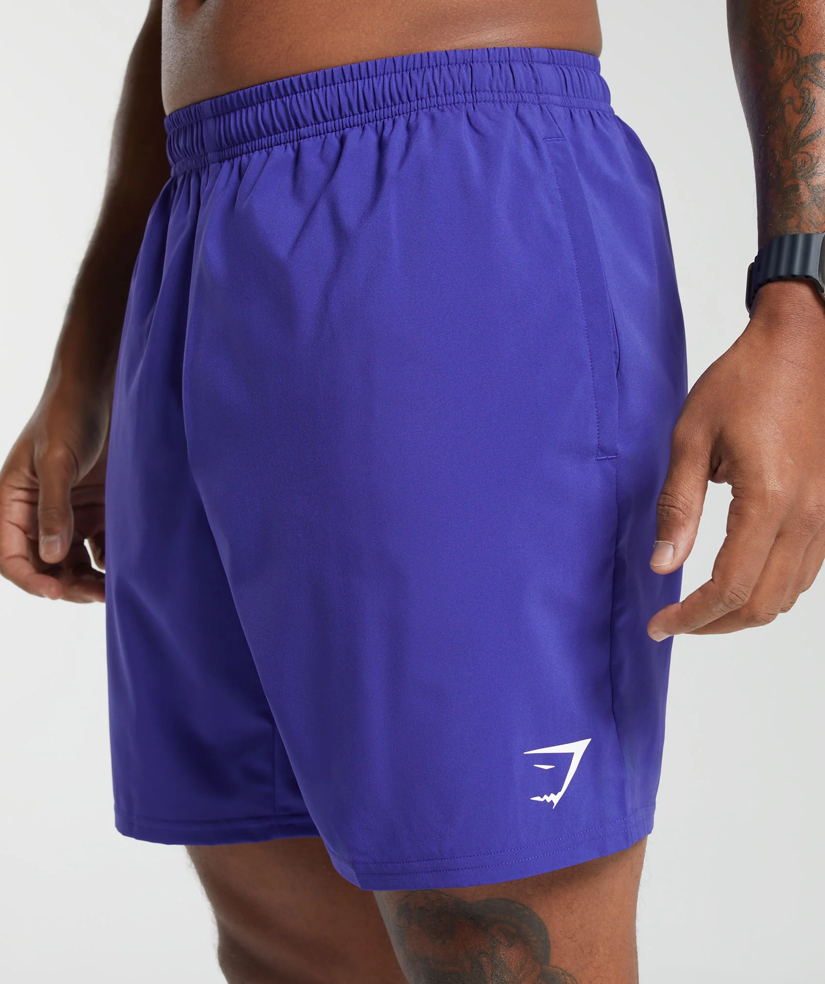 Gymshark Arrival 7" Shorts - Cobalt Purple - Image 4