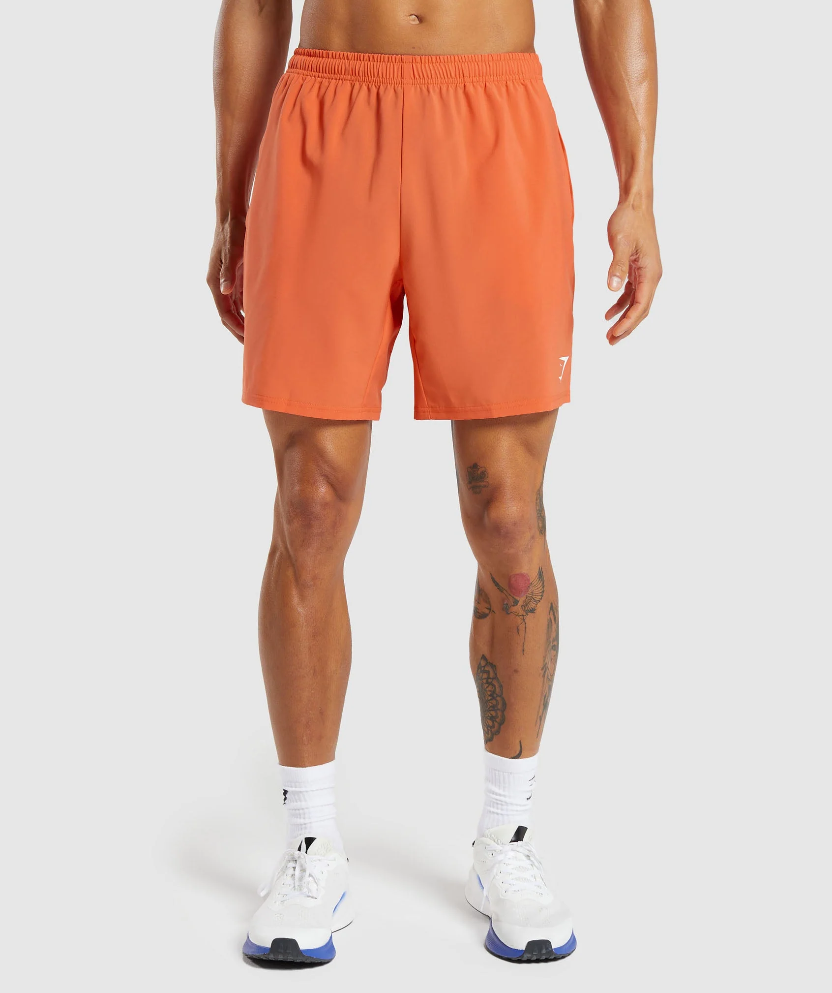 Gymshark Arrival 7" Shorts - Ignite Orange