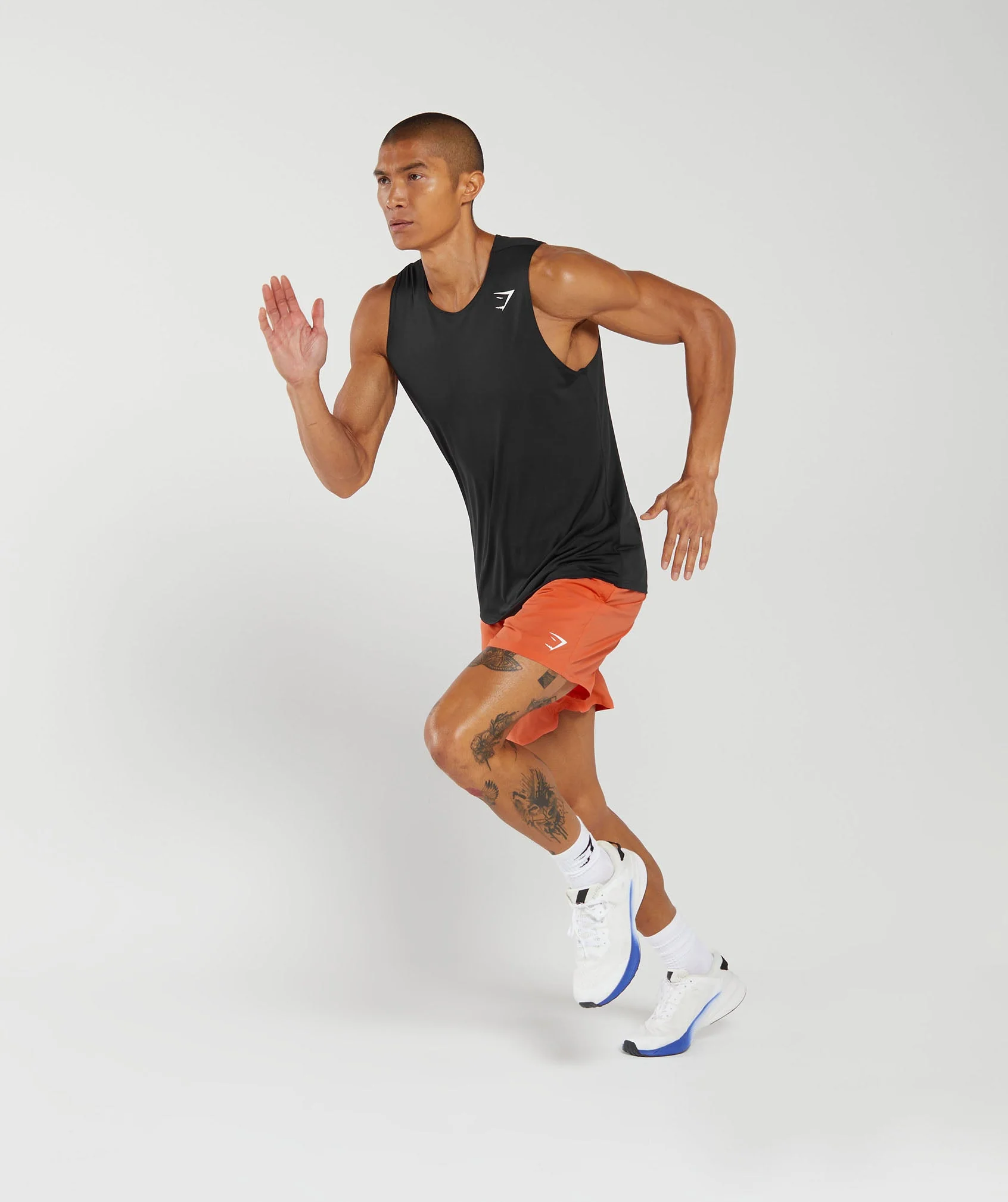 Gymshark Arrival 7" Shorts - Ignite Orange - Image 4