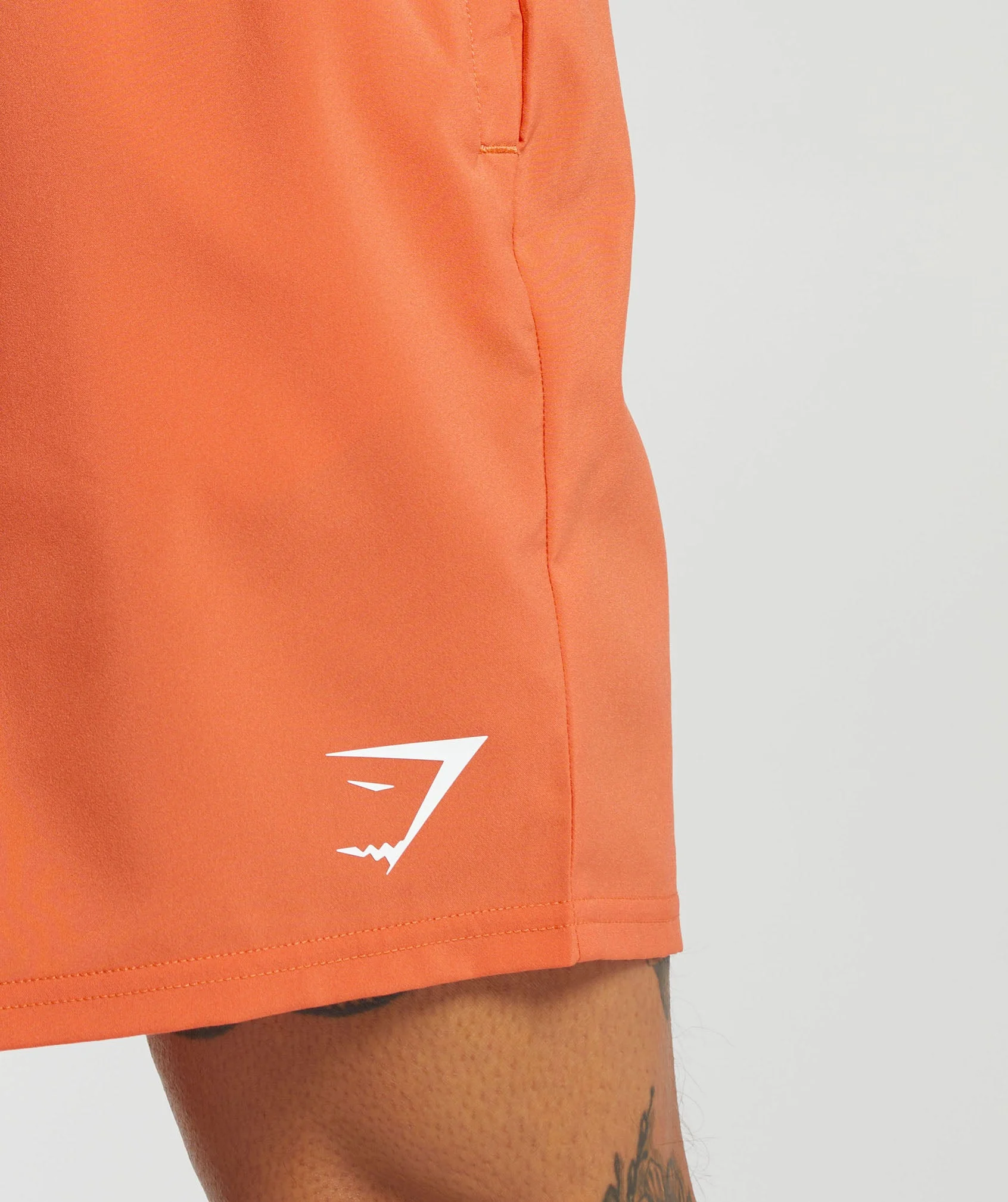 Gymshark Arrival 7" Shorts - Ignite Orange - Image 5