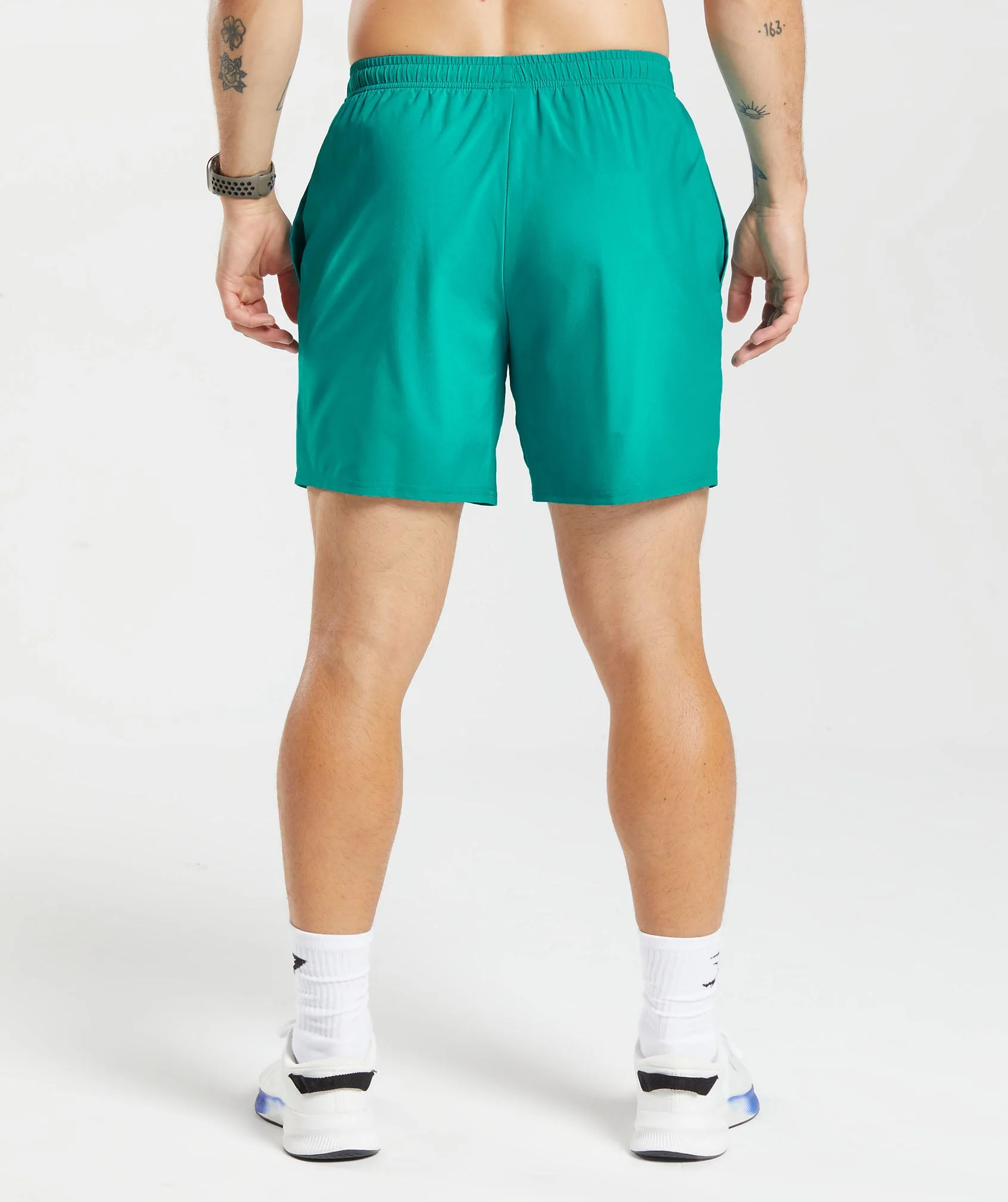 Gymshark Arrival 7" Shorts - Seafoam Blue - Image 2