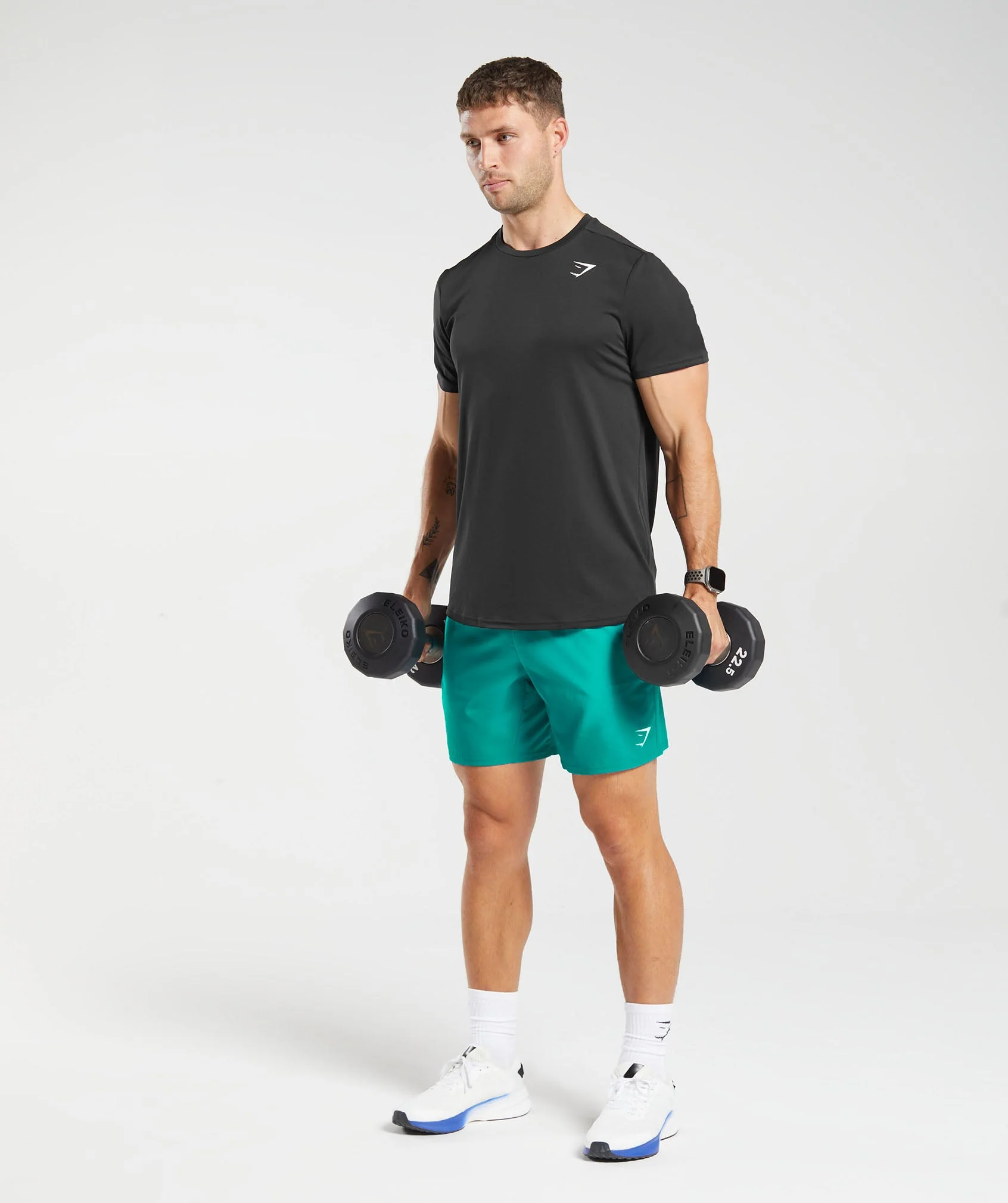 Gymshark Arrival 7" Shorts - Seafoam Blue - Image 4