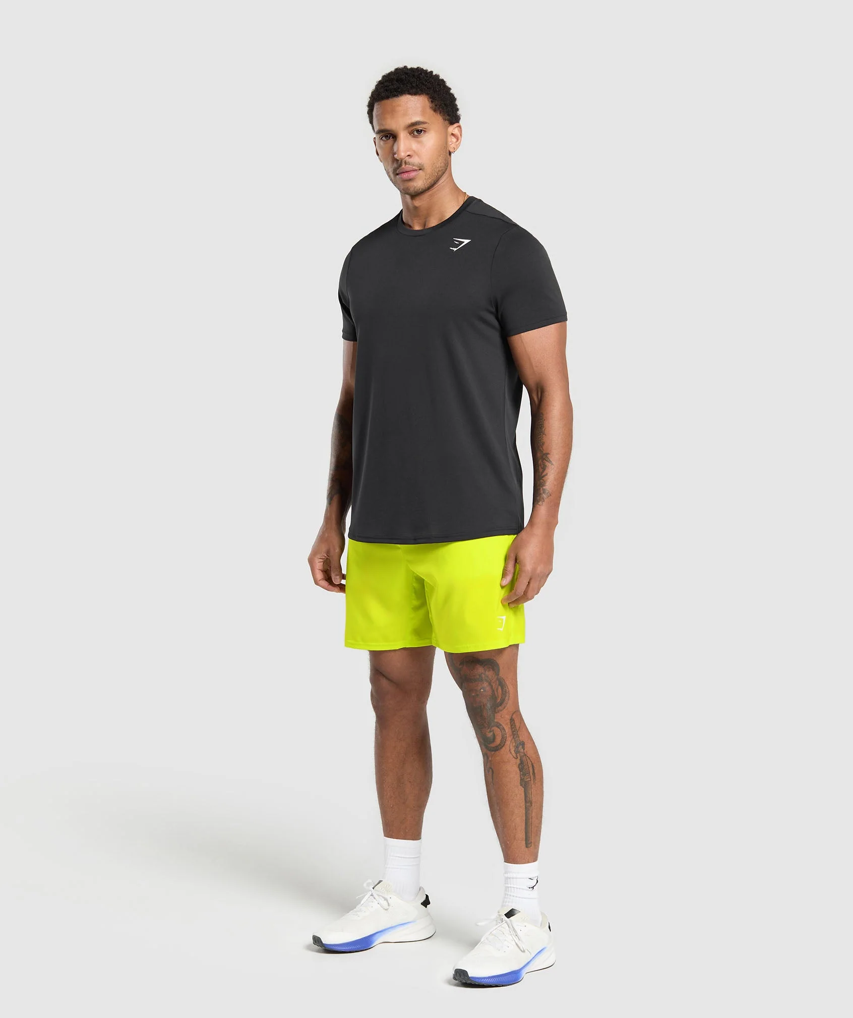 Gymshark Arrival 7" Shorts - Shock Green - Image 3