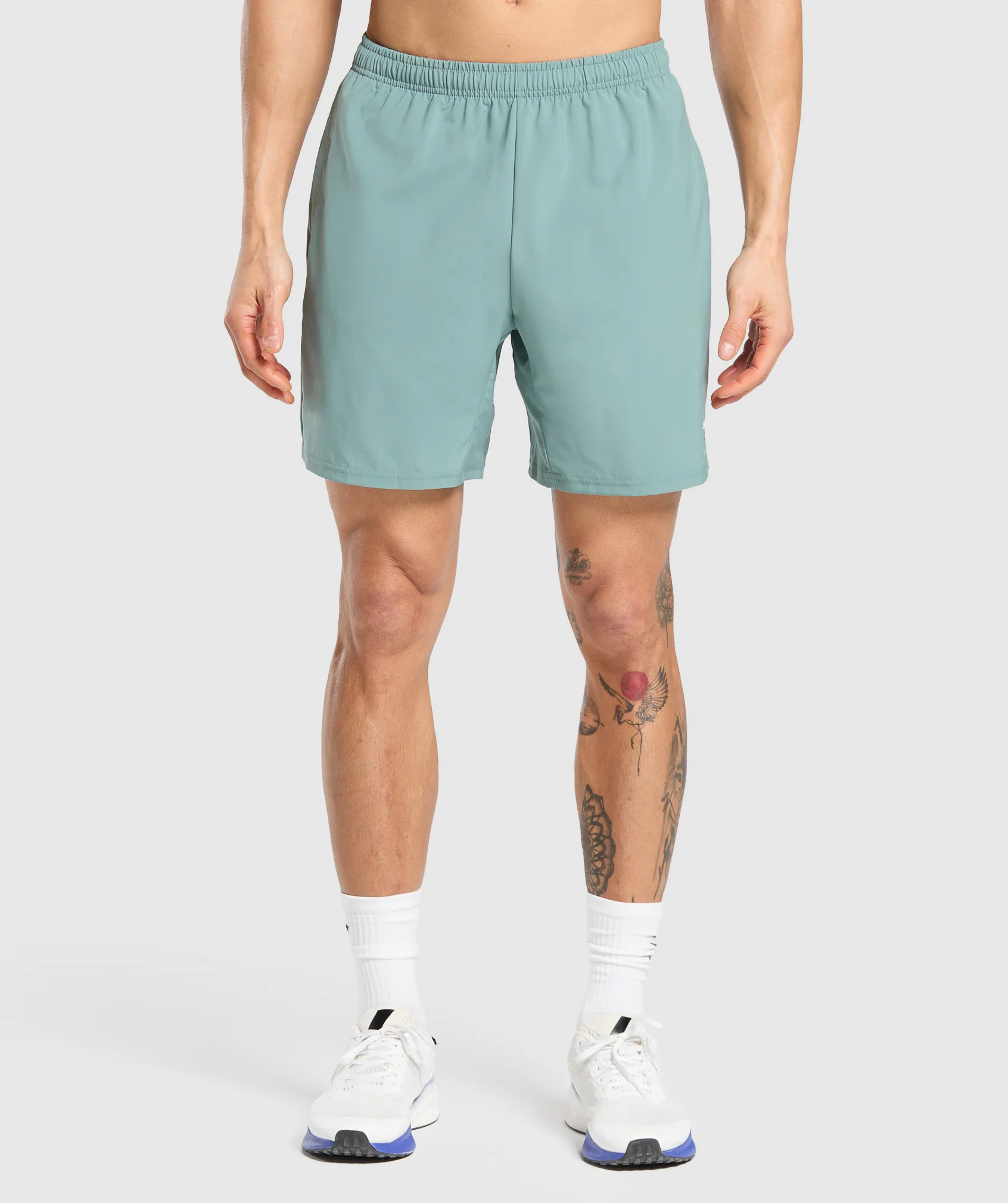 Gymshark Arrival 7" Shorts - Celeste Blue