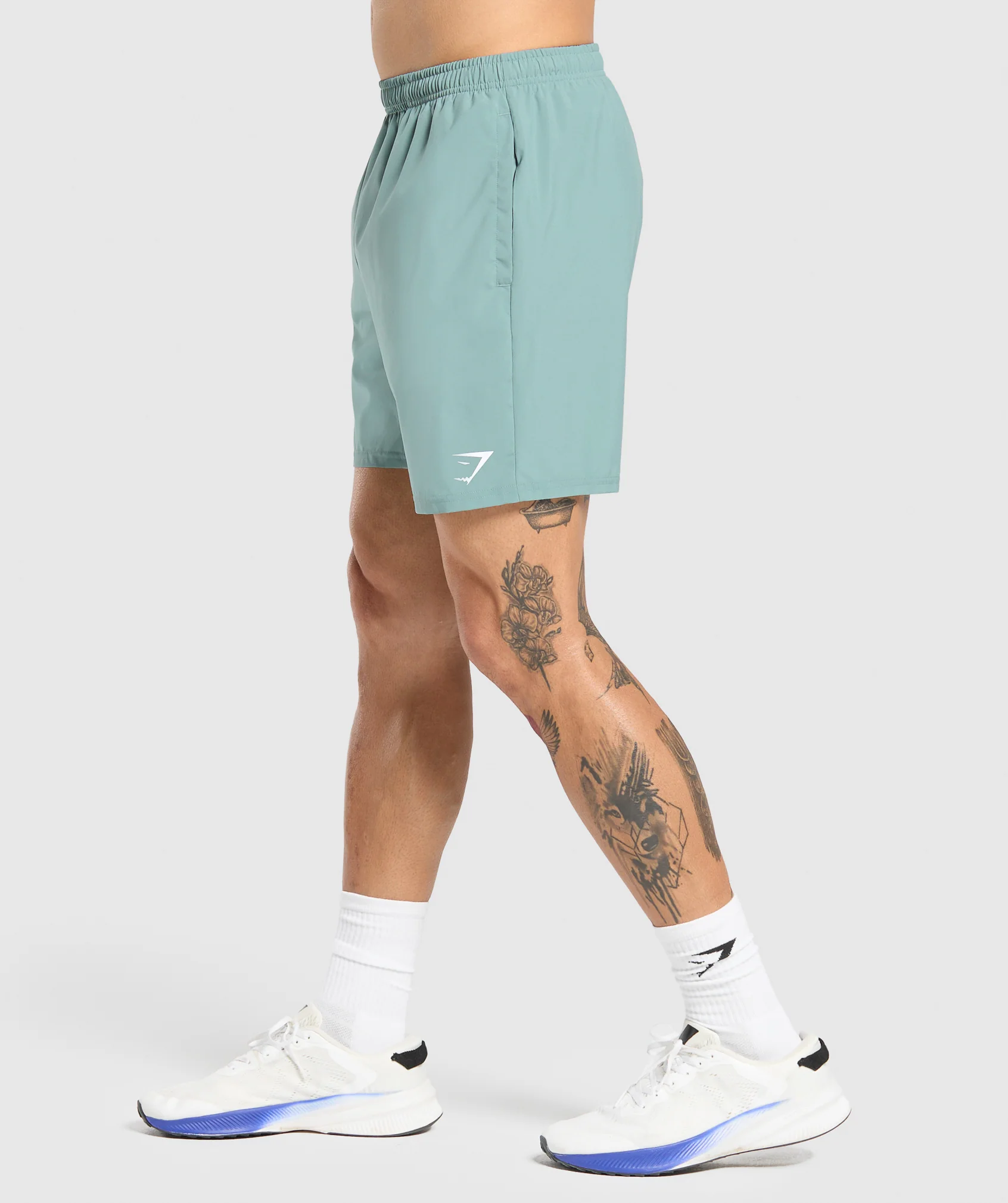 Gymshark Arrival 7" Shorts - Celeste Blue - Image 2