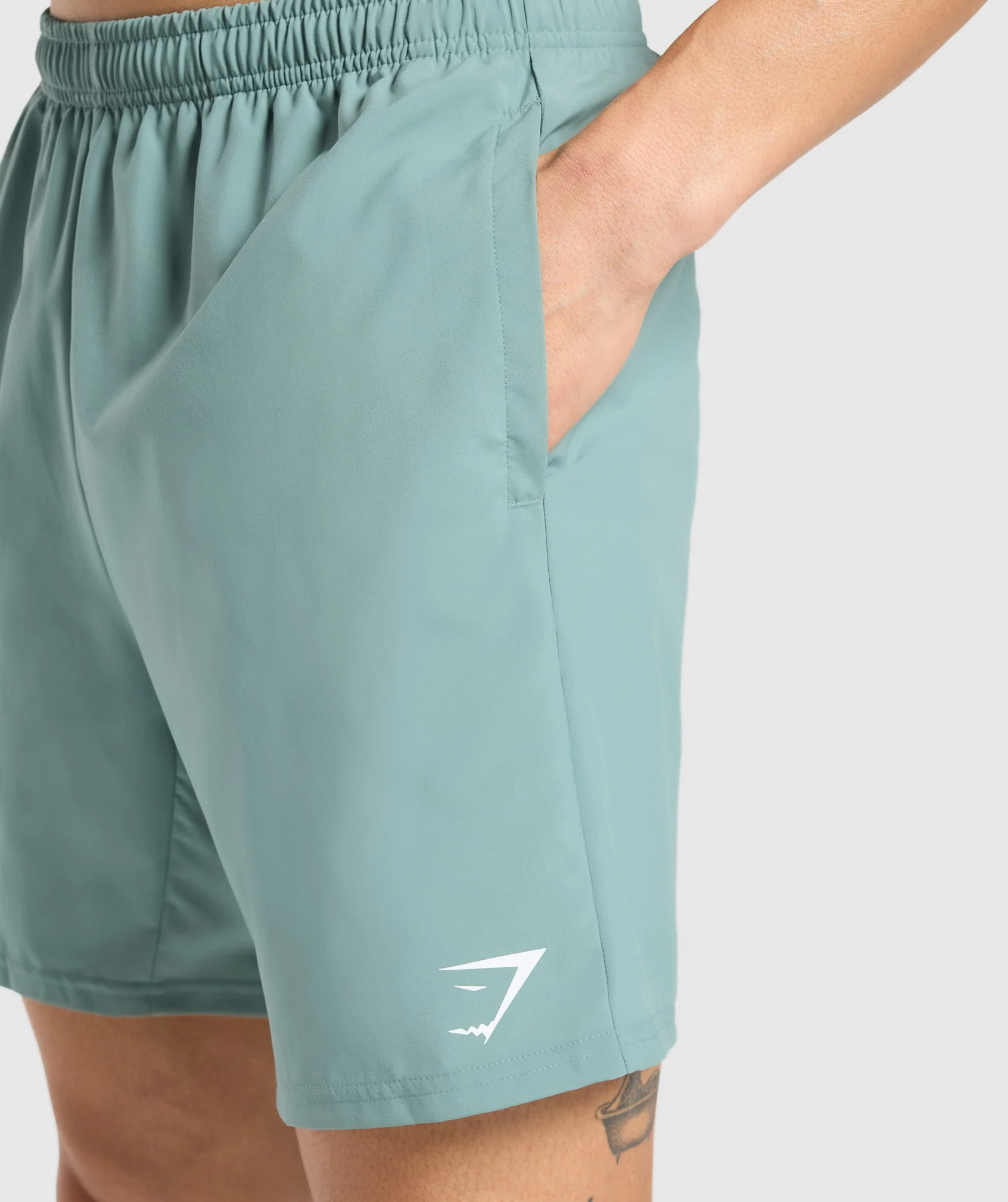 Gymshark Arrival 7" Shorts - Celeste Blue - Image 5