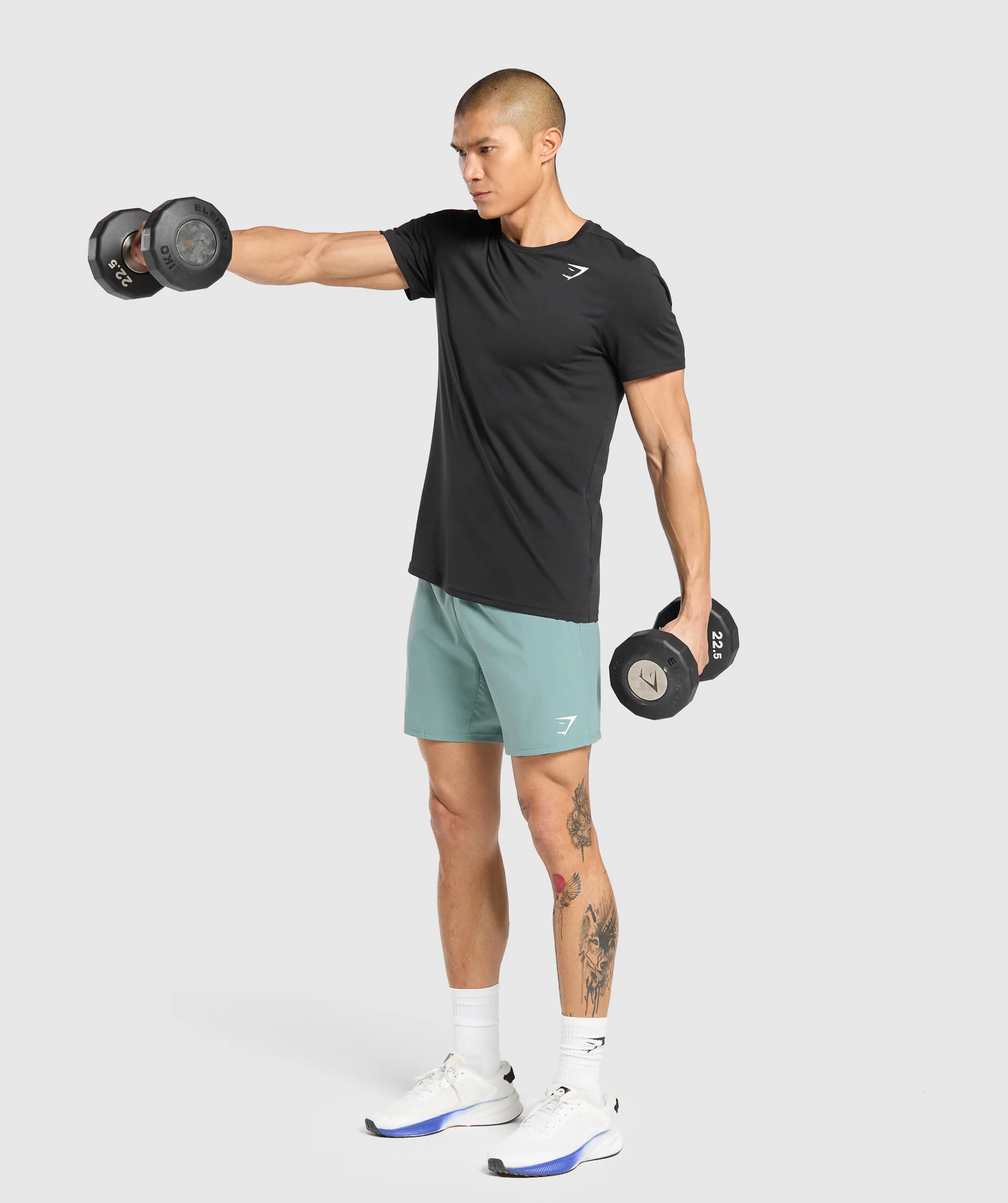 Gymshark Arrival 7" Shorts - Celeste Blue - Image 6