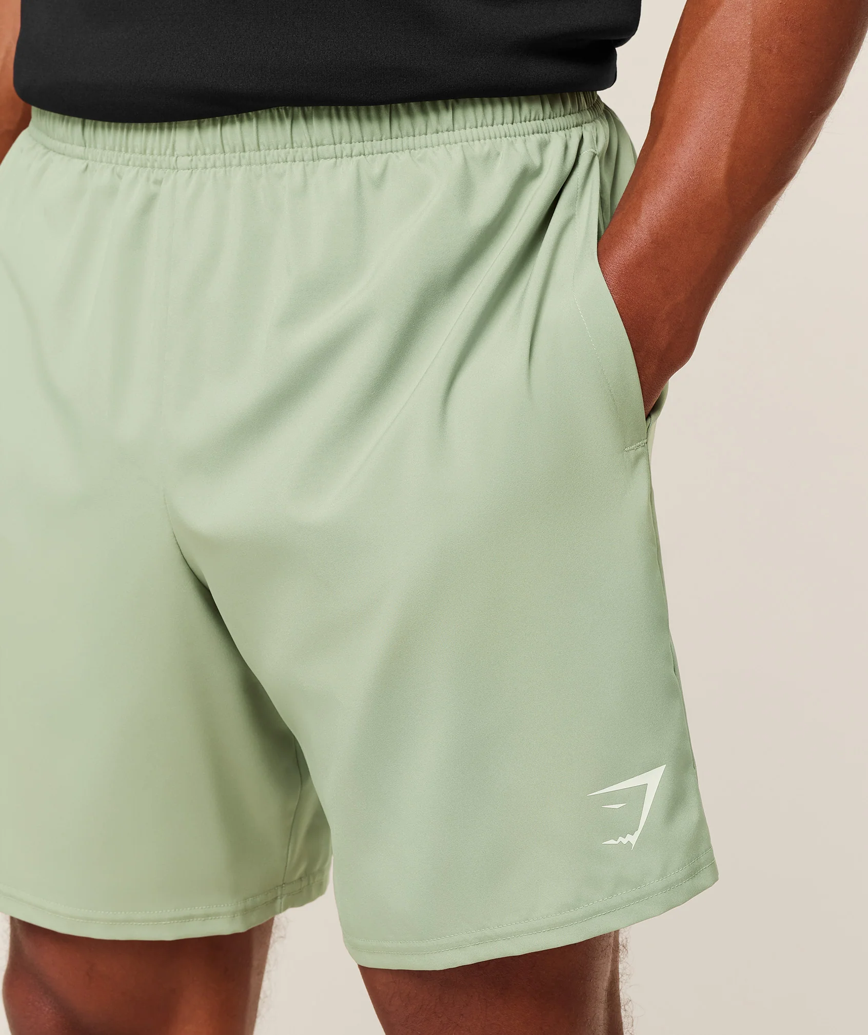 Gymshark Arrival 7" Shorts - GS Haze Green - Image 6