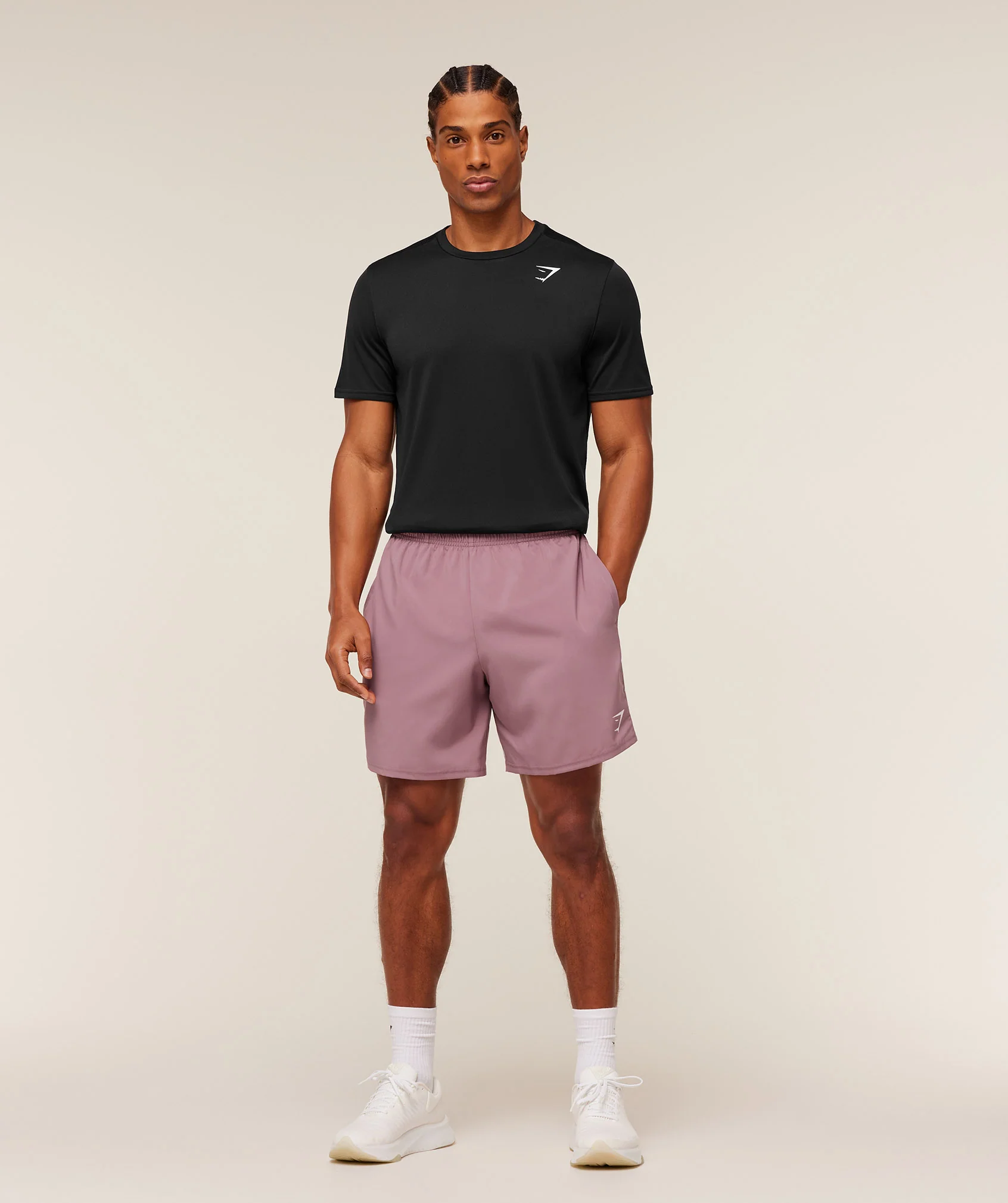 Gymshark Arrival 7" Shorts - Calm Pink - Image 4
