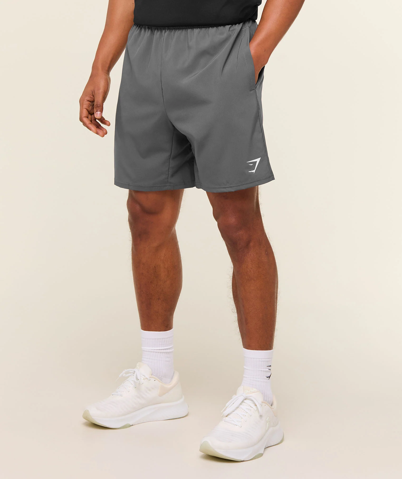 Gymshark Arrival 7" Shorts - Silhouette Grey - Image 2