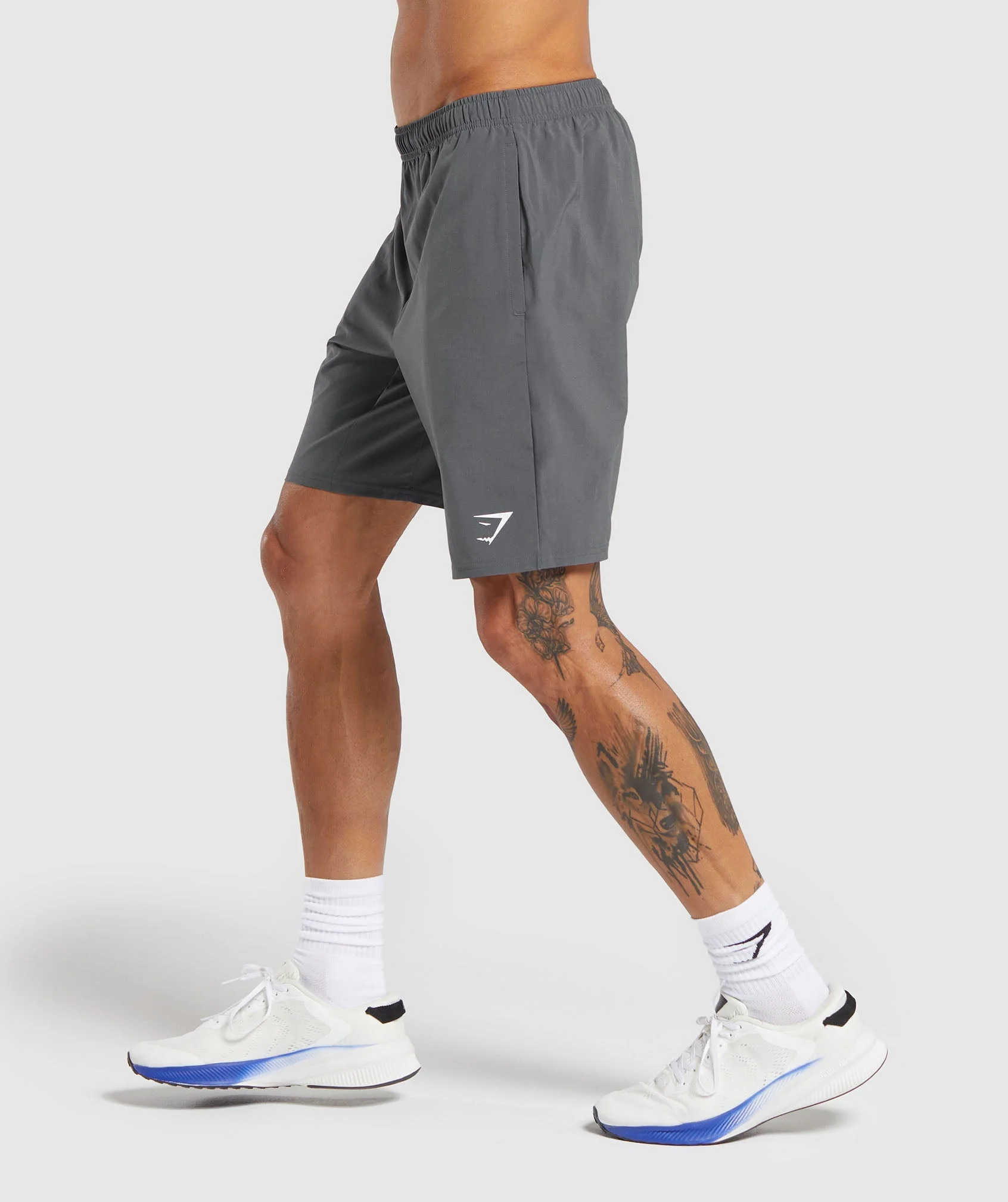 Gymshark Arrival 9" Shorts - Silhouette Grey - Image 3
