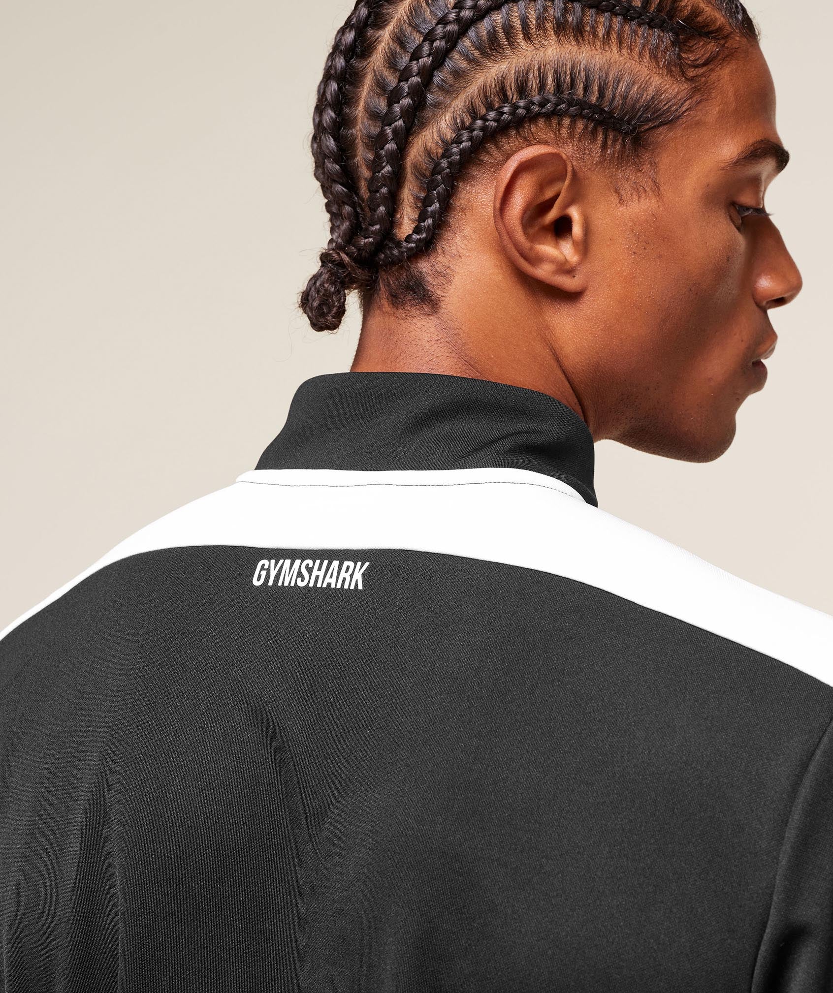 Gymshark Arrival Block 1/4 Zip - Black - Image 6