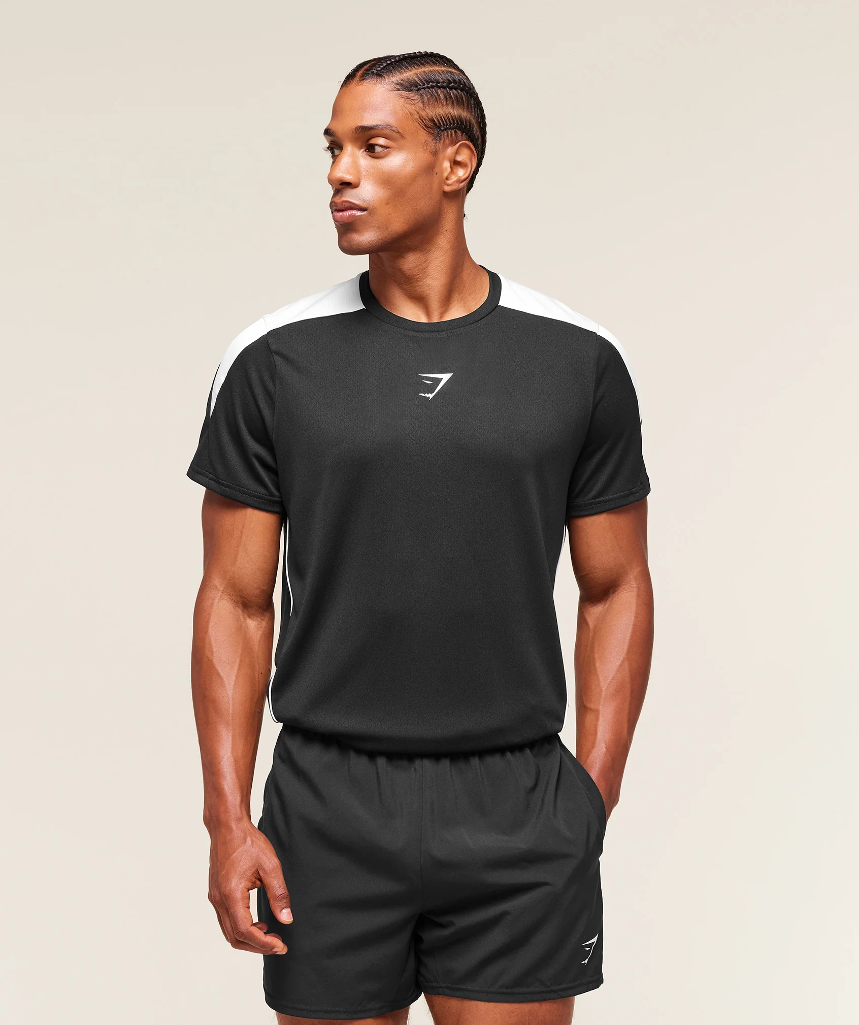 Gymshark Arrival Block T-Shirt - Black - Image 3