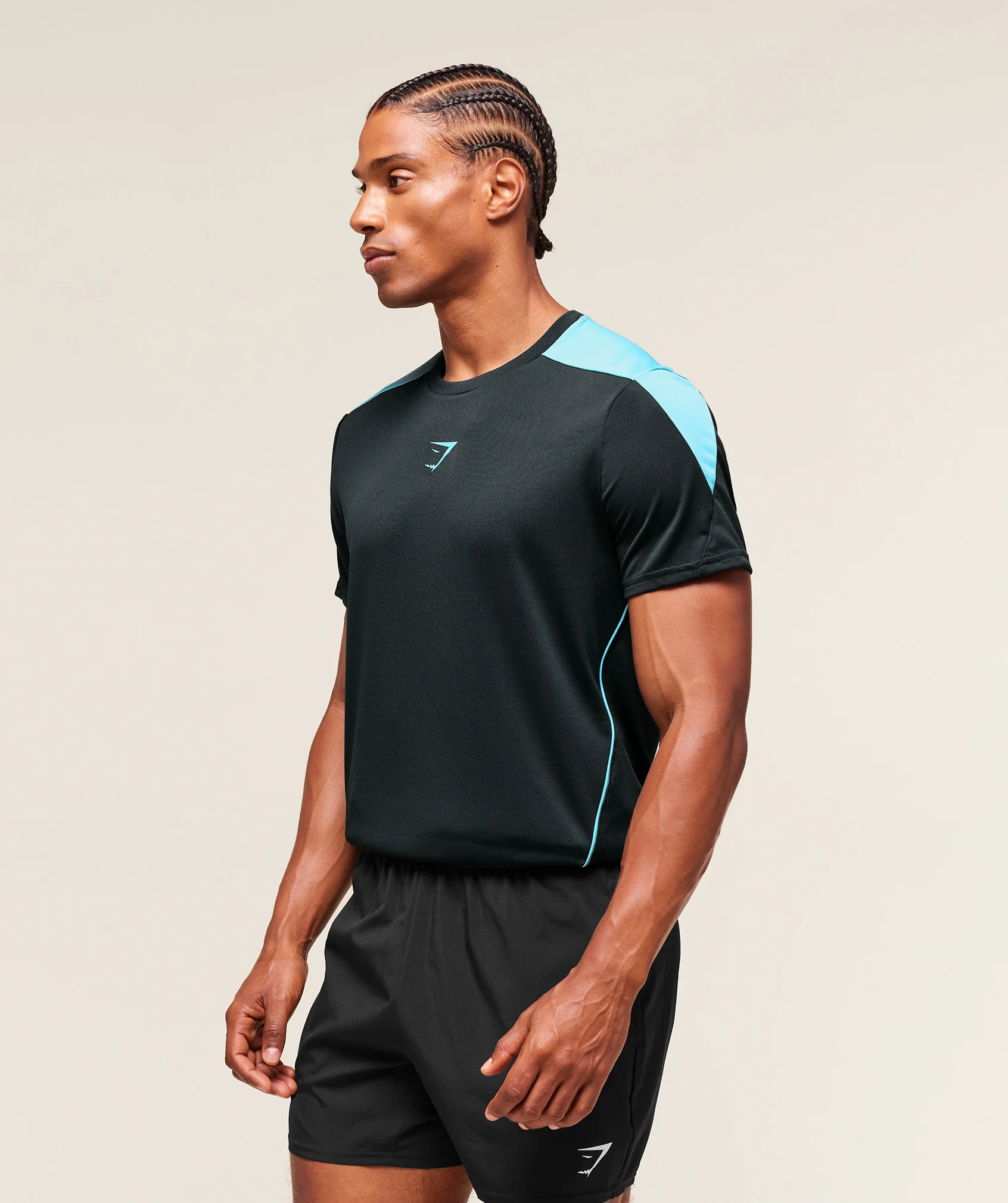 Gymshark Arrival Block T-Shirt - Deep Petrol Blue - Image 3