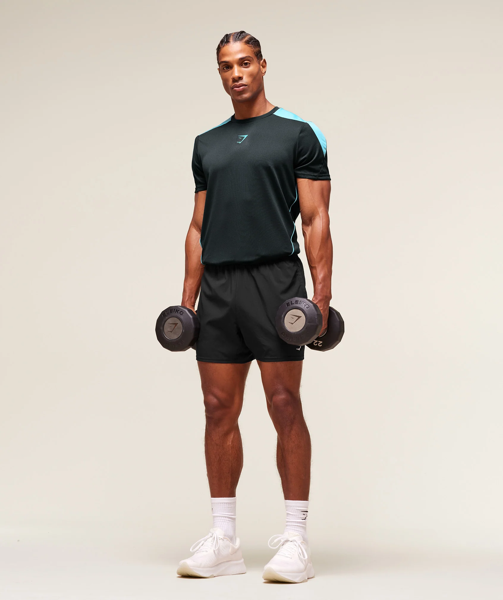Gymshark Arrival Block T-Shirt - Deep Petrol Blue - Image 4