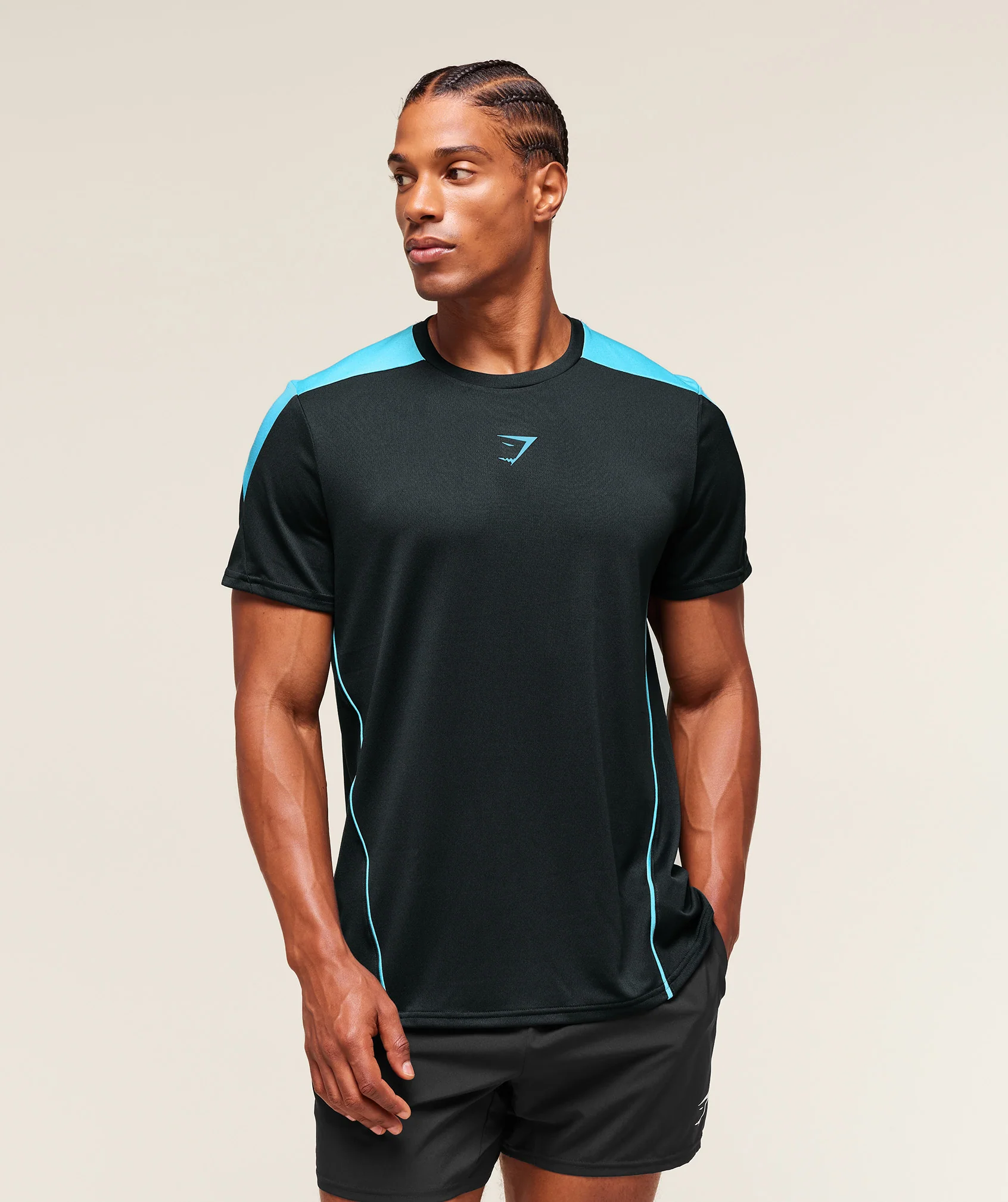 Gymshark Arrival Block T-Shirt - Deep Petrol Blue - Image 5