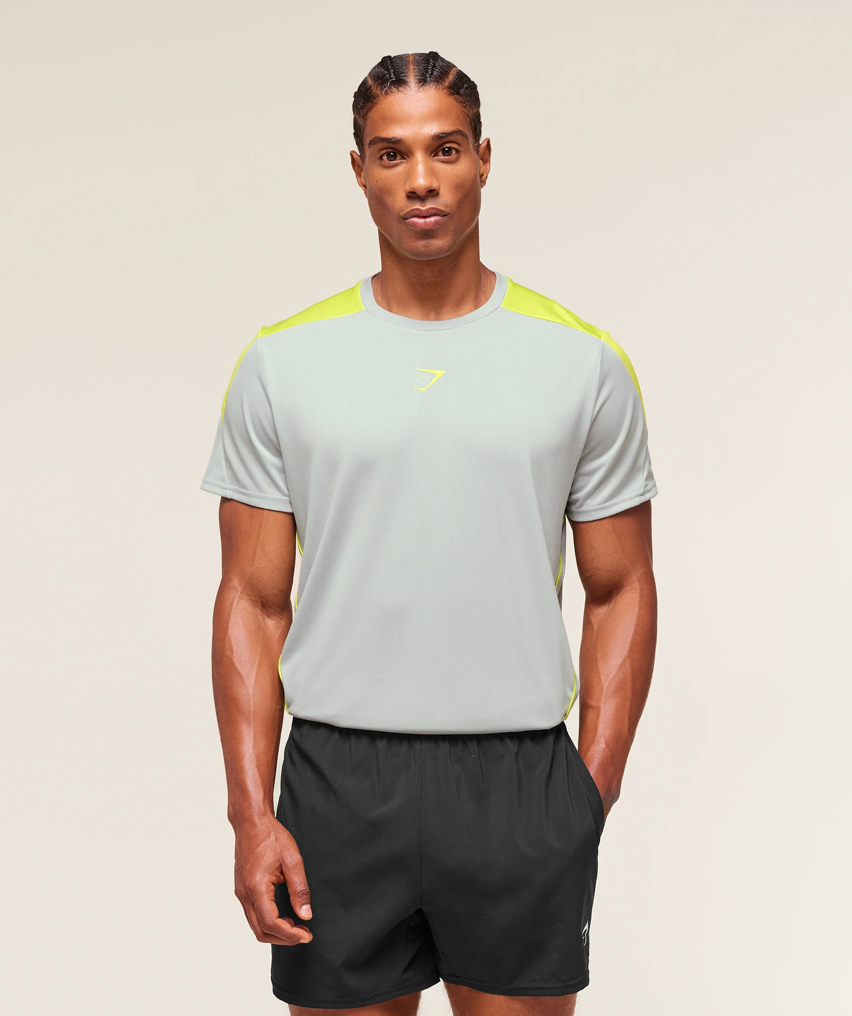Gymshark Arrival Block T-Shirt - Light Grey - Image 4