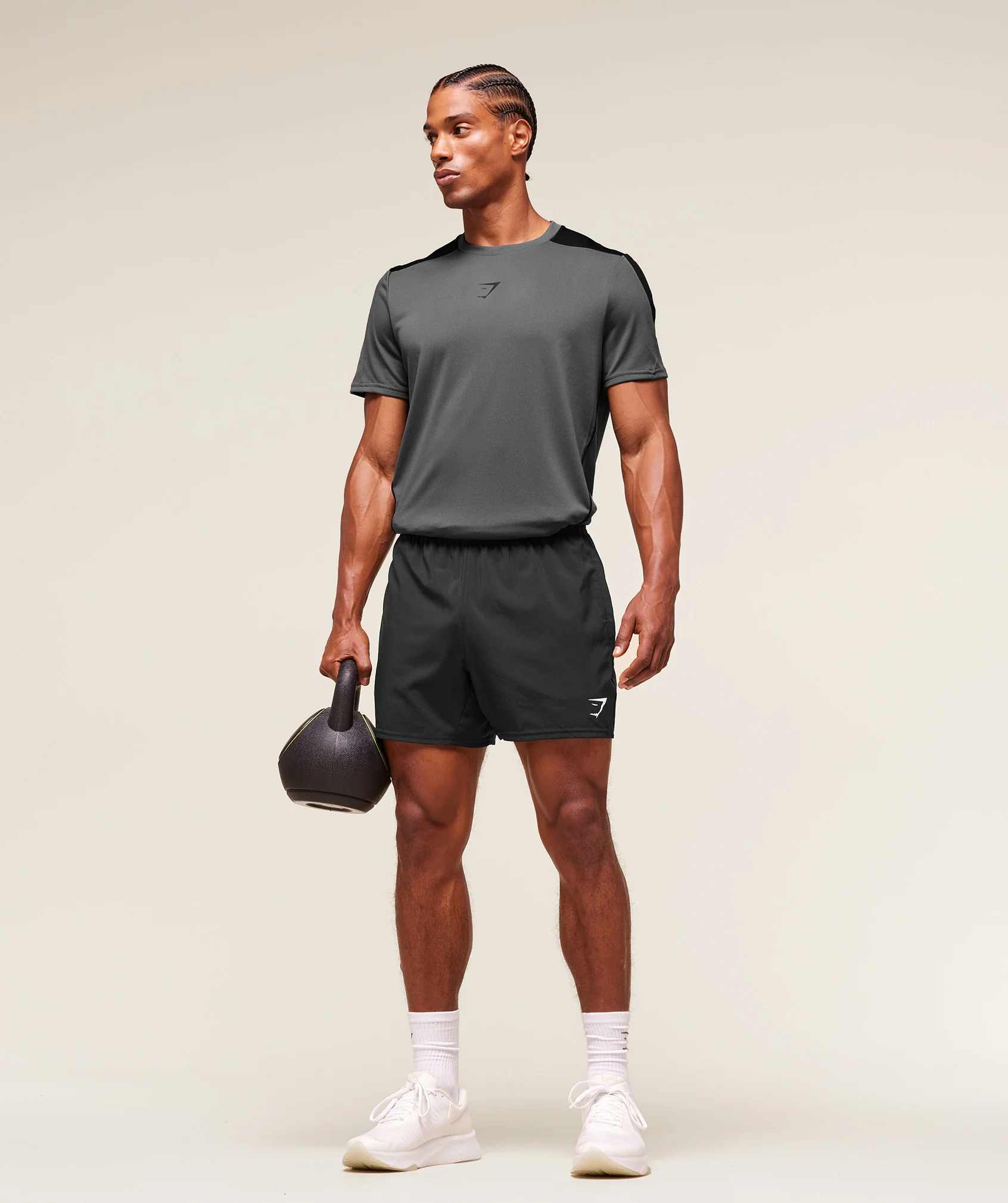 Gymshark Arrival Block T-Shirt - Dark Grey - Image 4