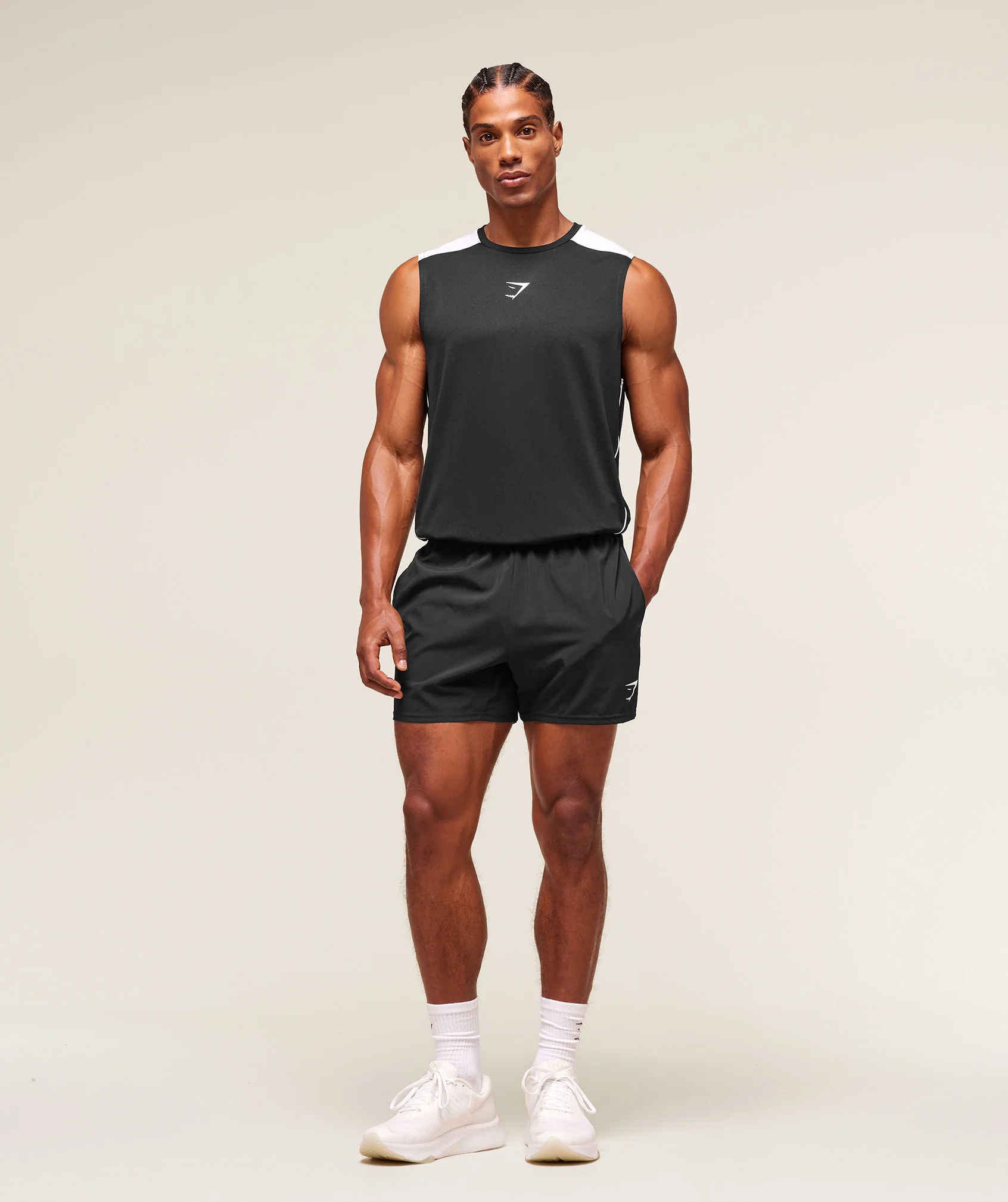 Gymshark Arrival Block Tank - Black - Image 7