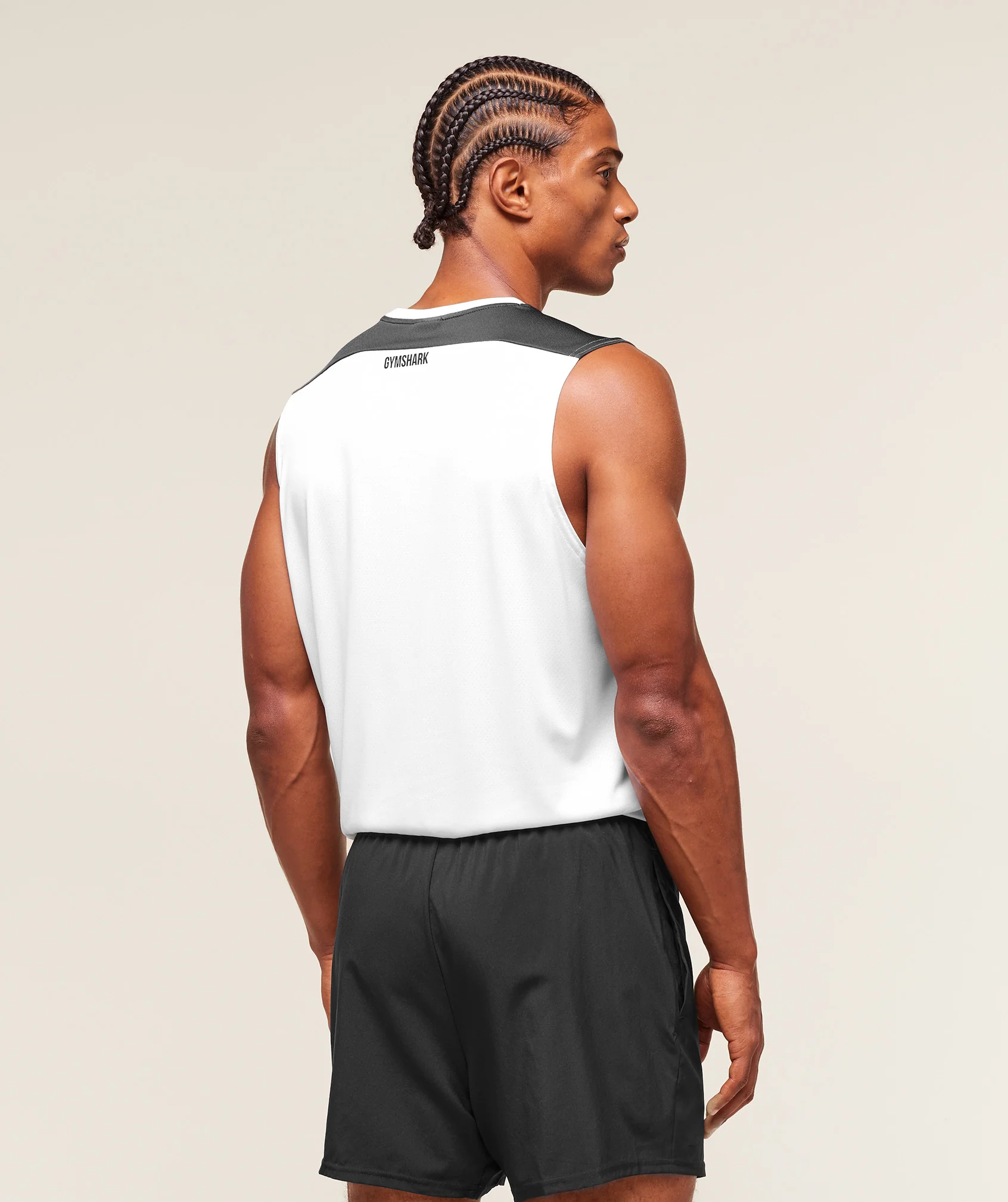Gymshark Arrival Block Tank - White - Image 2